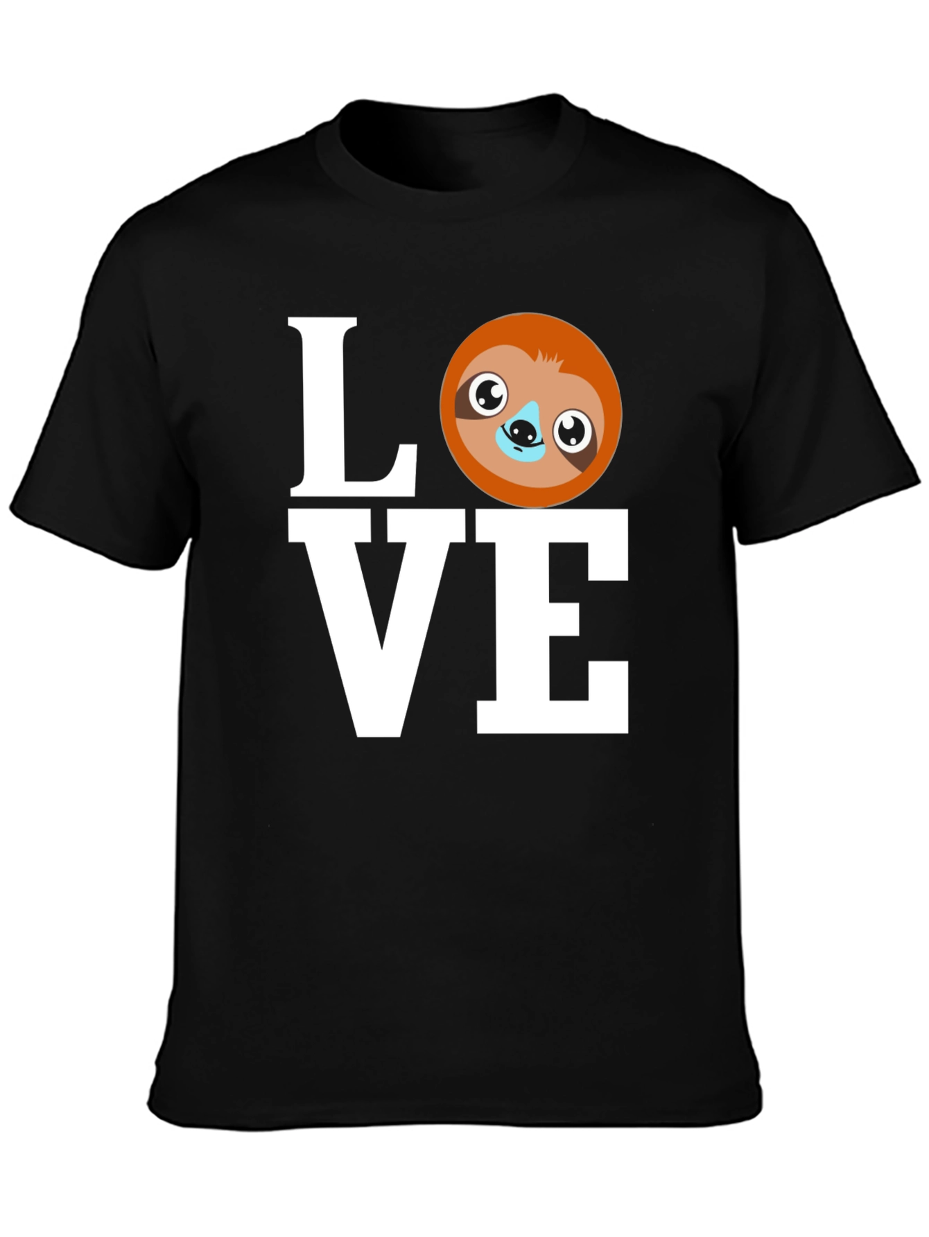 Love Sloth Graphic T-Shirt - Cute Animal Tee