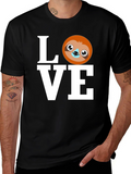 Love Sloth Graphic T-Shirt - Cute Animal Tee