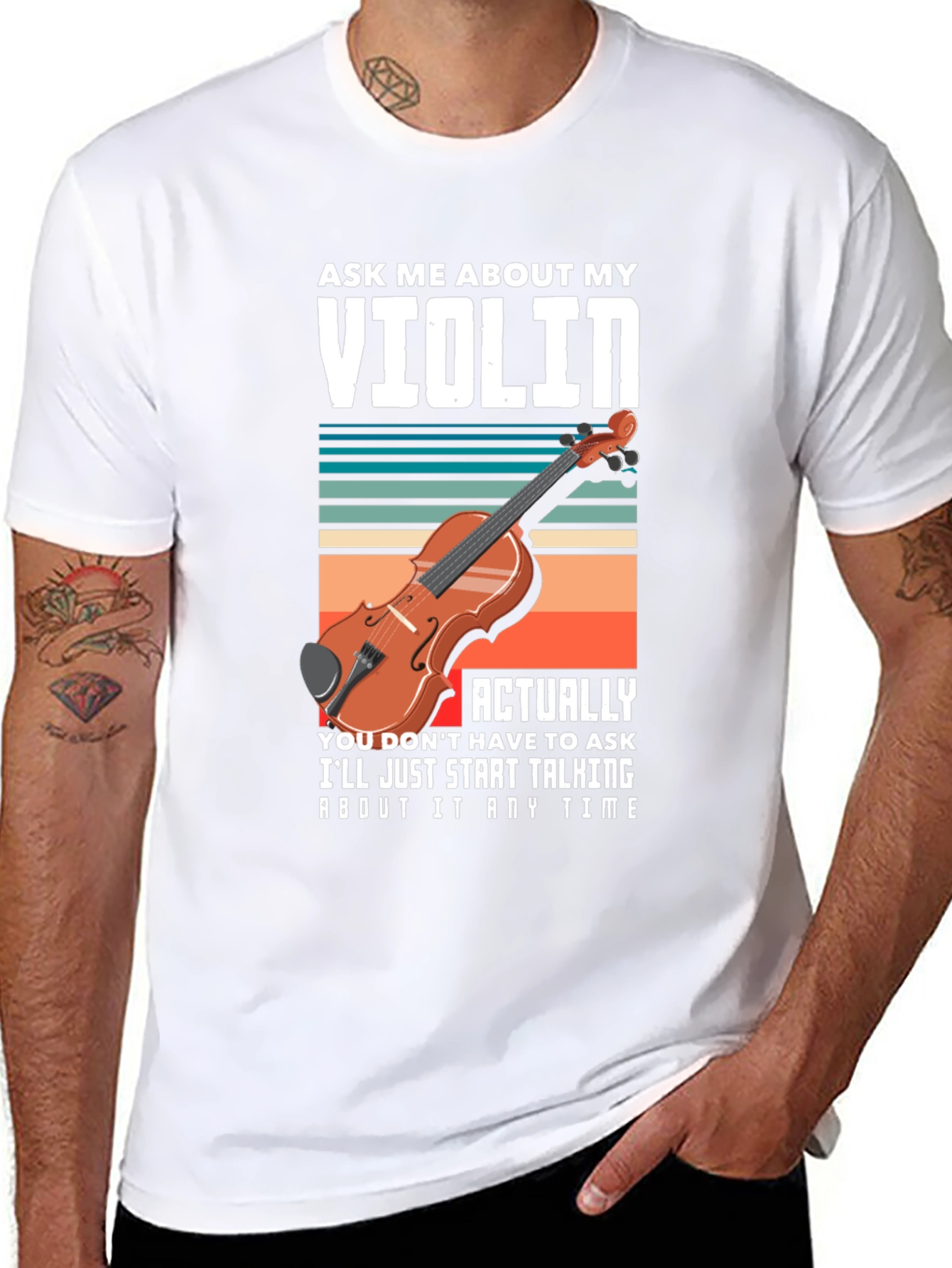 Ask Me About My Violin T-Shirt