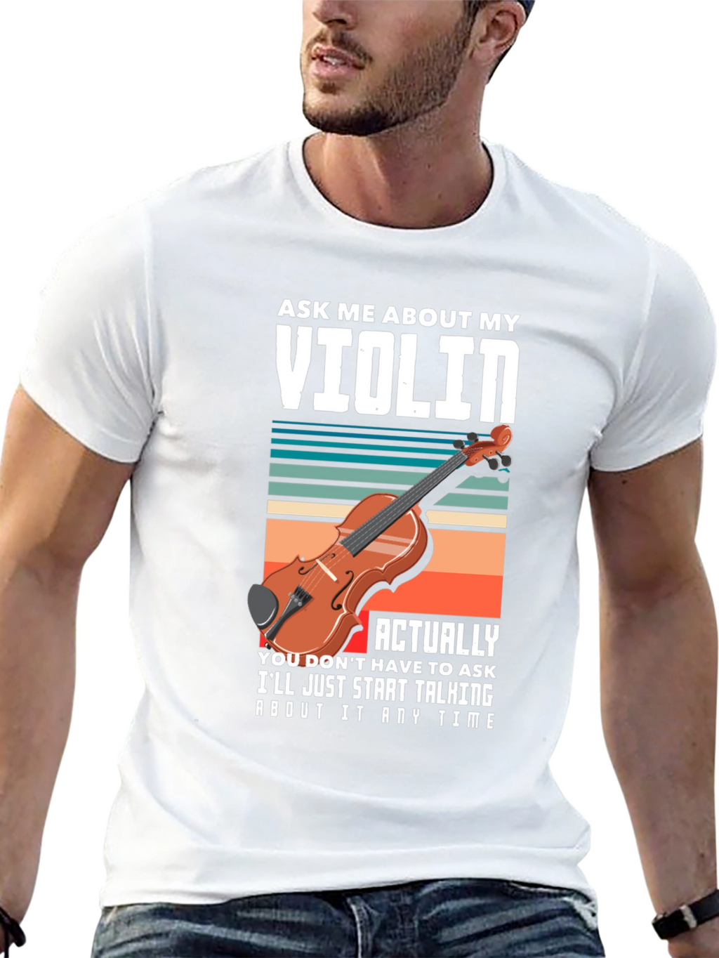 Ask Me About My Violin T-Shirt