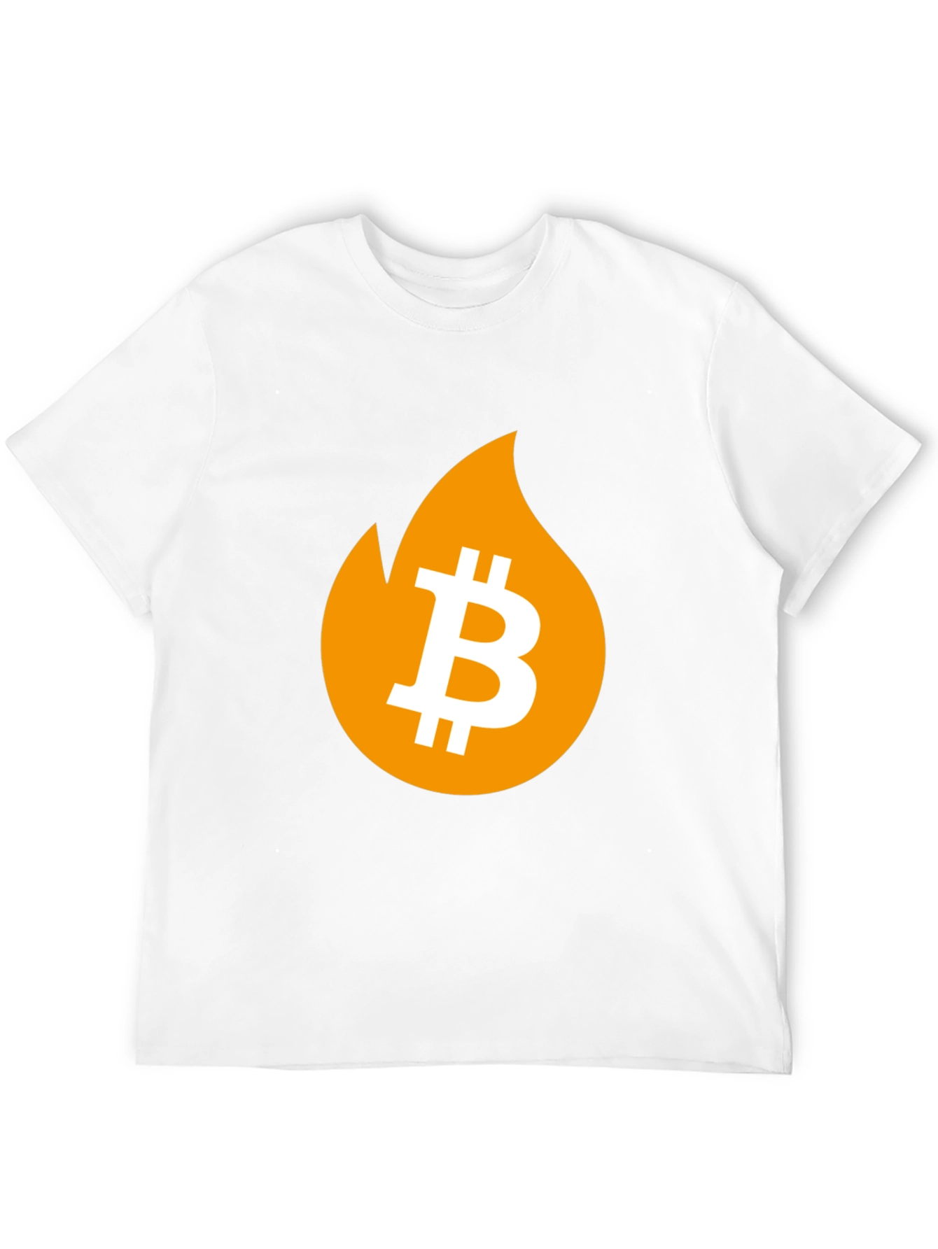 Bitcoin Flame Graphic T-Shirt - Crypto Fashion