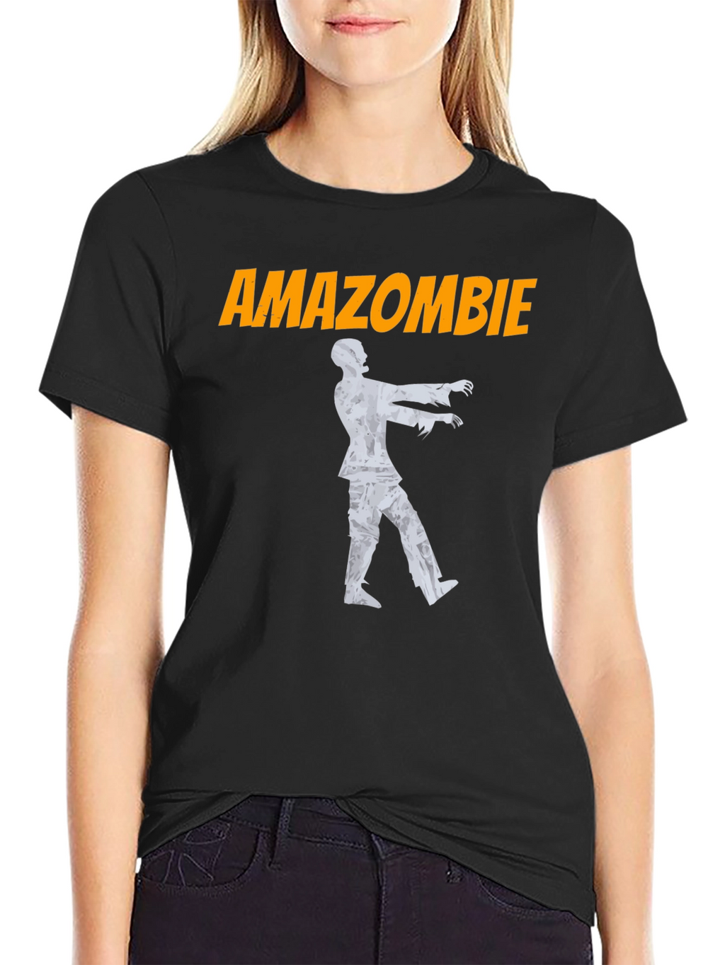 Amazombie T-Shirt - Mens Black Graphic Tee