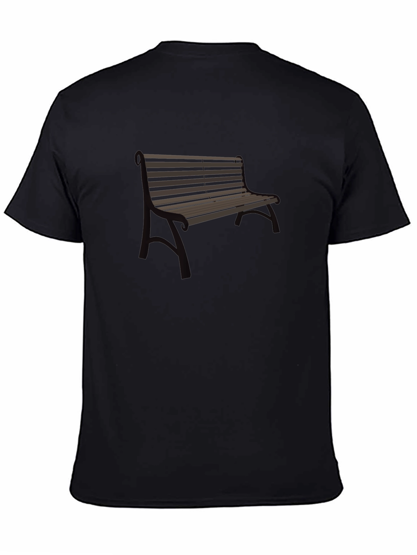 Bench Graphic Black Tee - Comfortable Everyday Wear