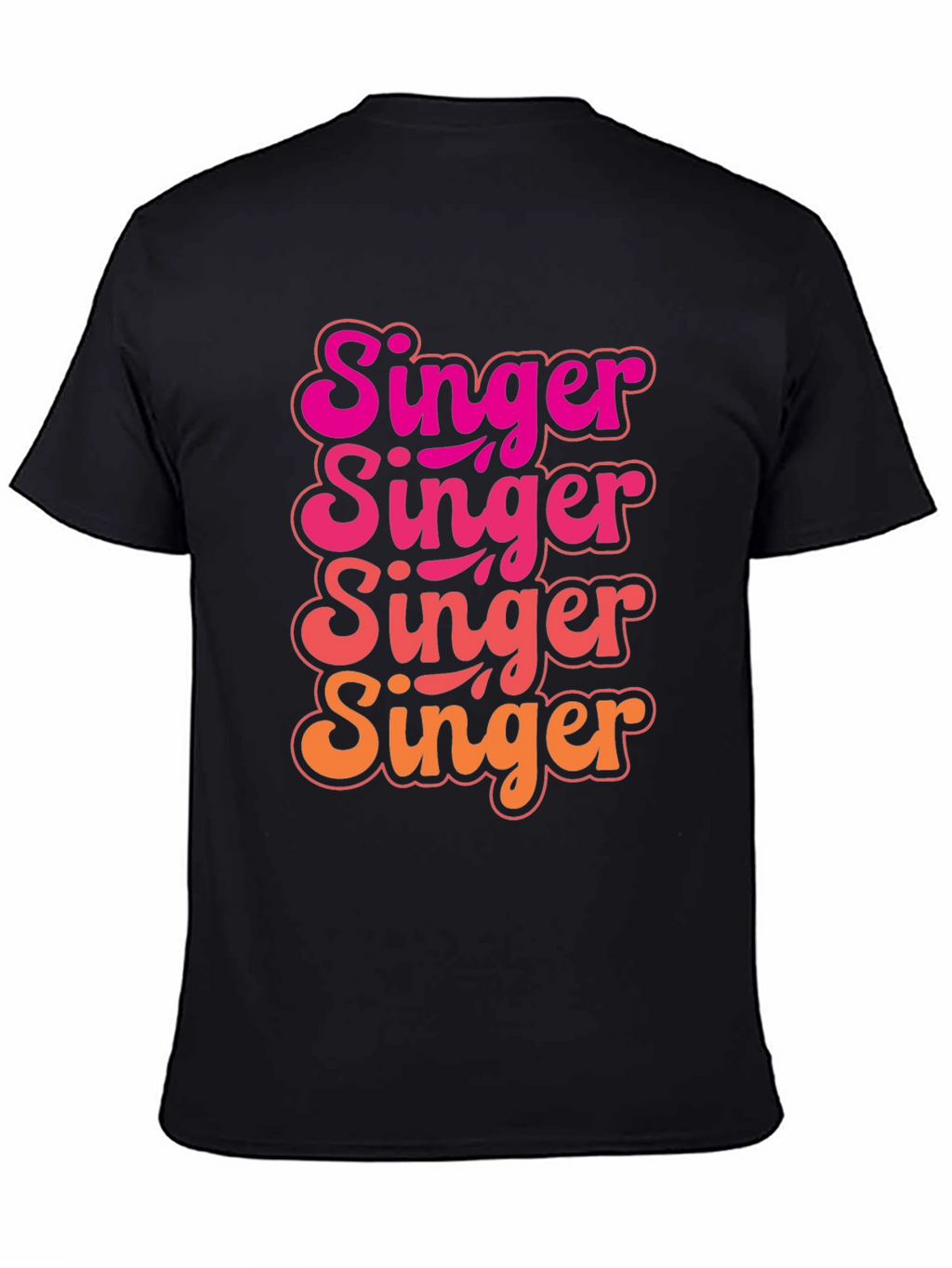 Singer Graphic Tee - Retro Inspired Black T-Shirt
