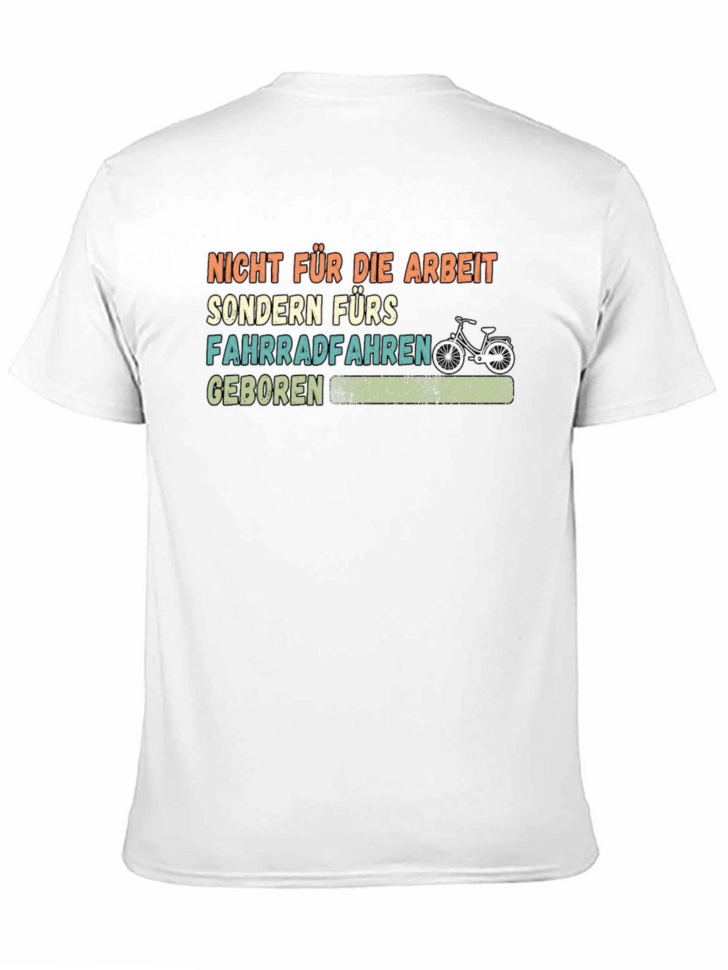 Born to Ride Bicycle Graphic Tee - Black