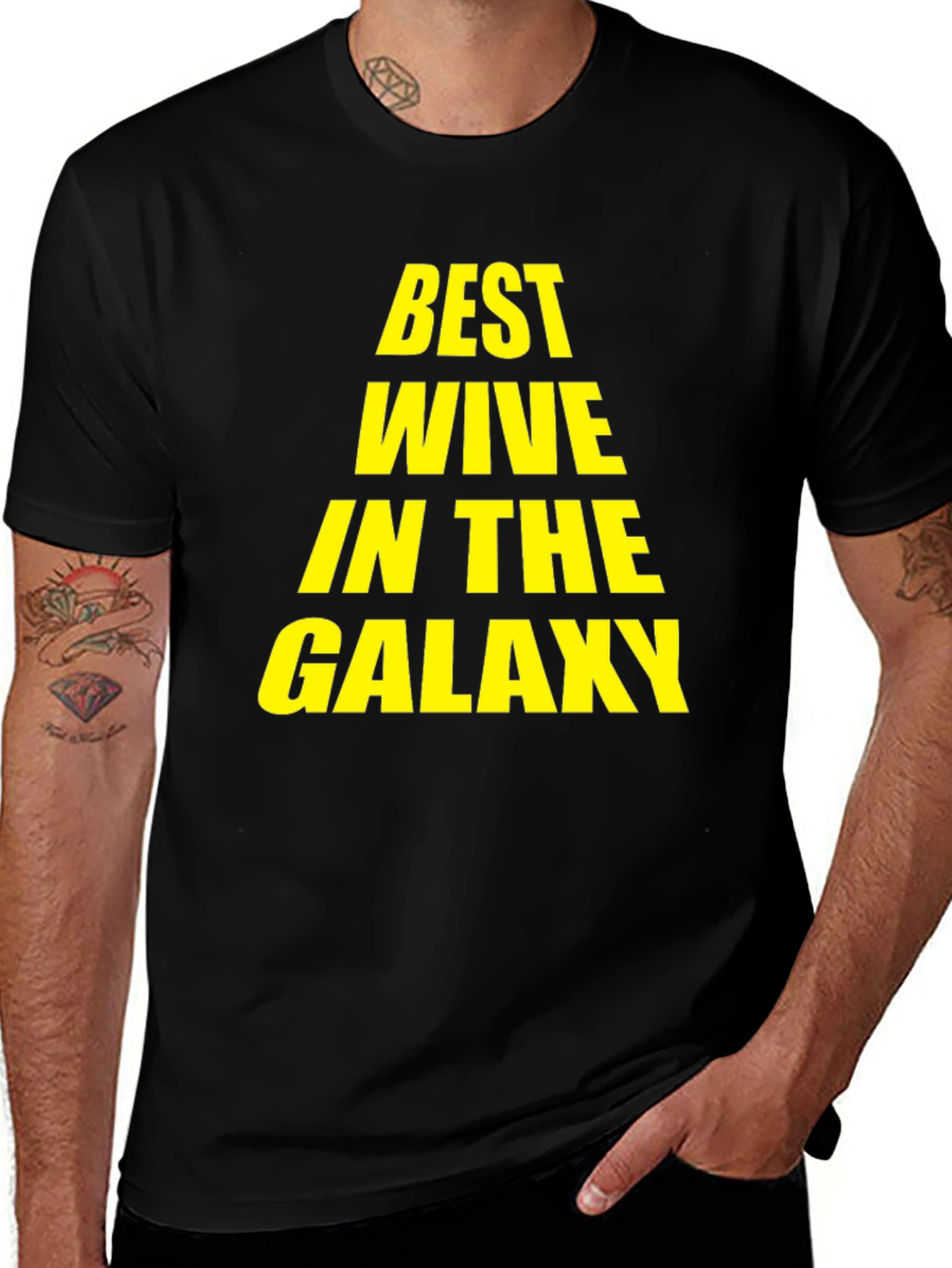 Best Wife in the Galaxy T-Shirt - Novelty Gift