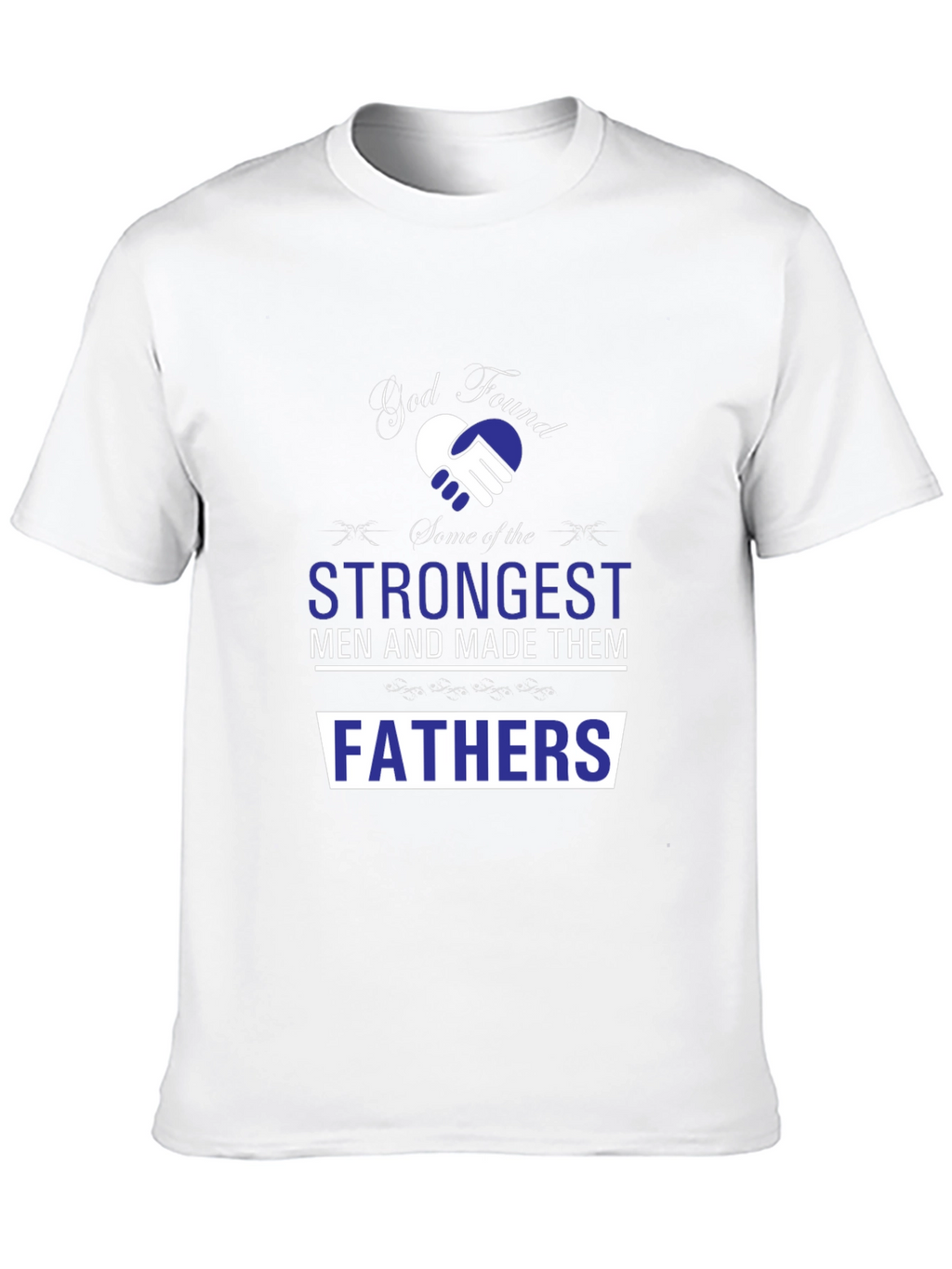 Strongest Fathers Graphic Tee - Black