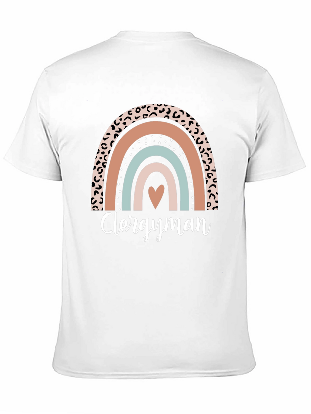 Clergyman Rainbow Heart T-Shirt