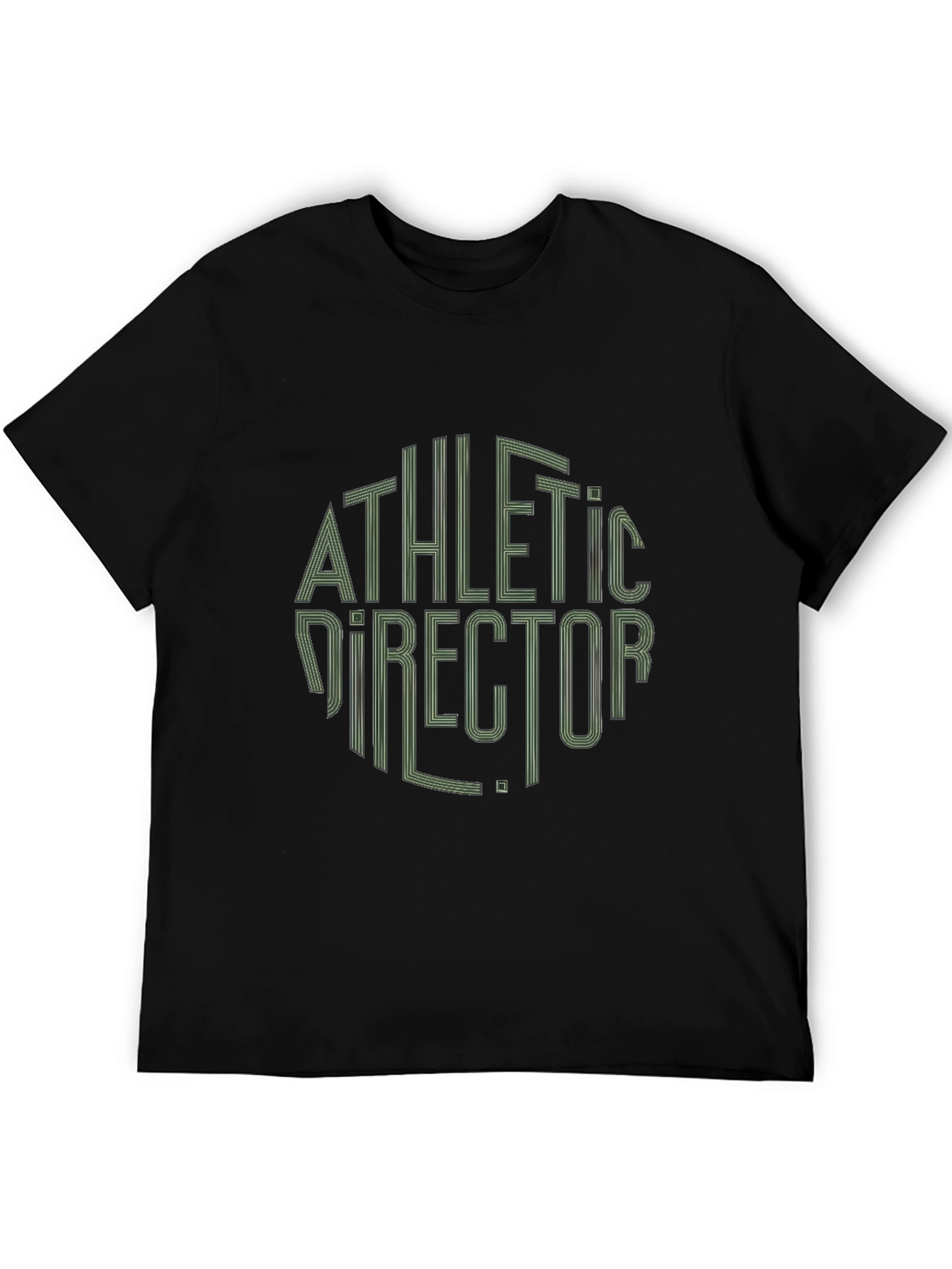 Athletic Director Graphic Tee - Stylish Round Design