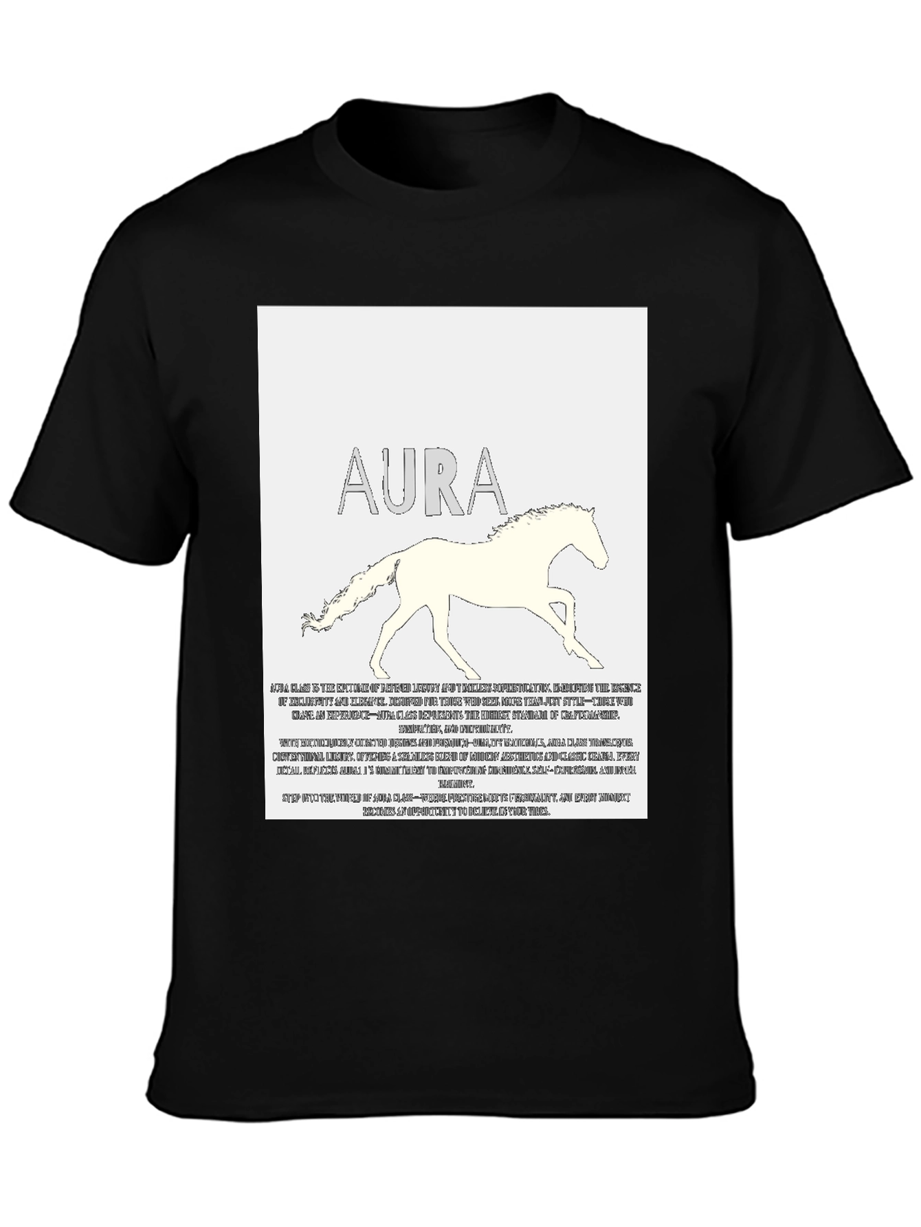 Aura Horse Graphic Tee - Stylish Casual Wear