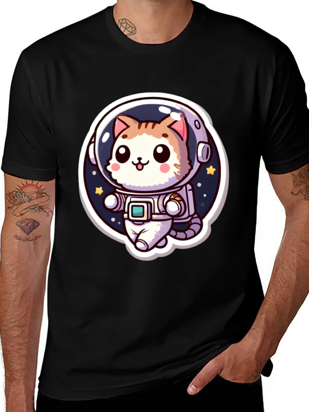 Astronaut Cat T-Shirt
