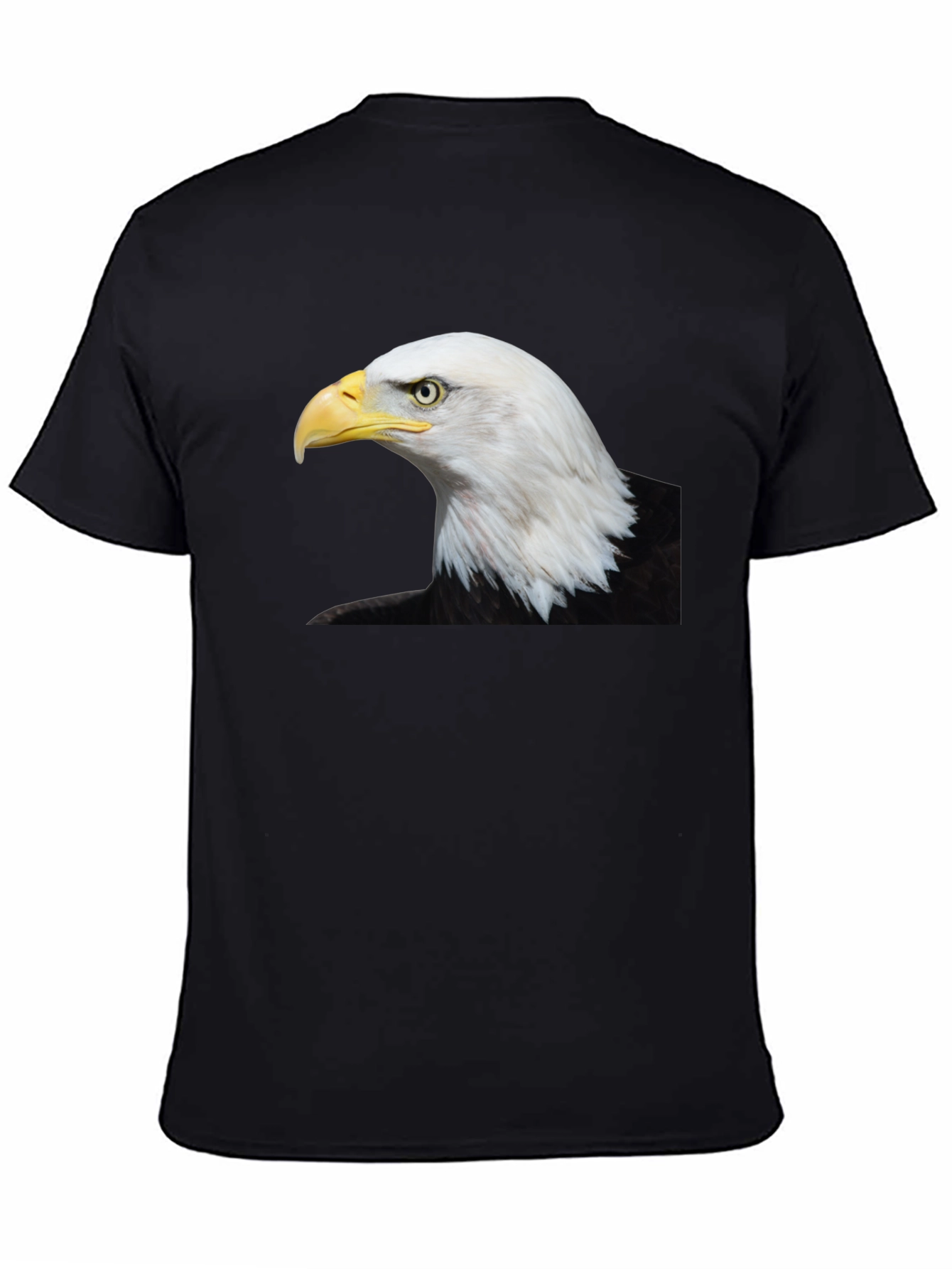 Bald Eagle Graphic Black T-Shirt
