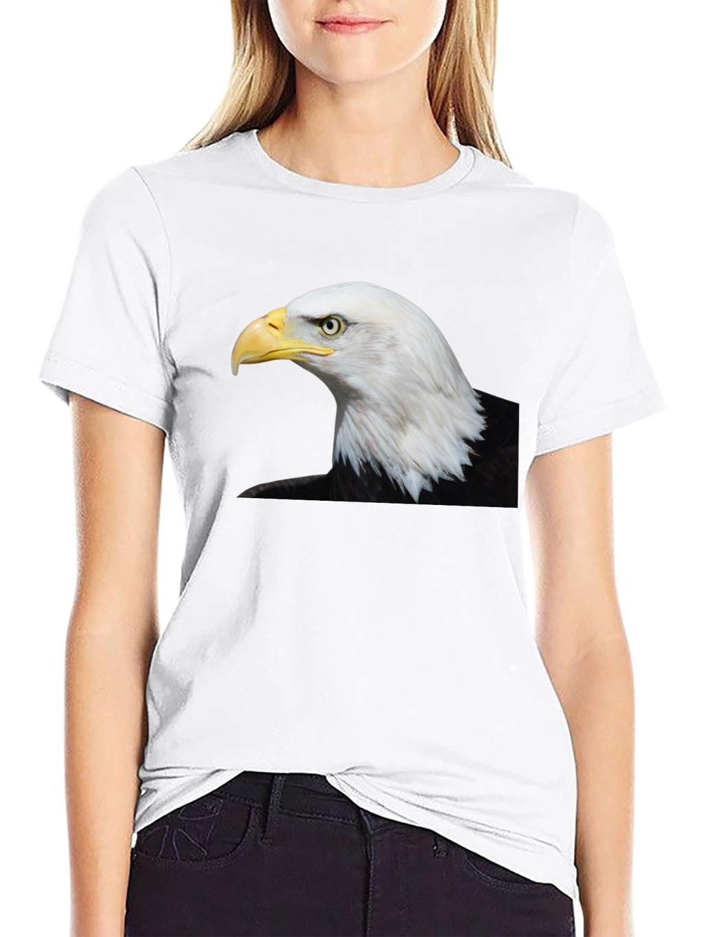 Bald Eagle Graphic Black T-Shirt