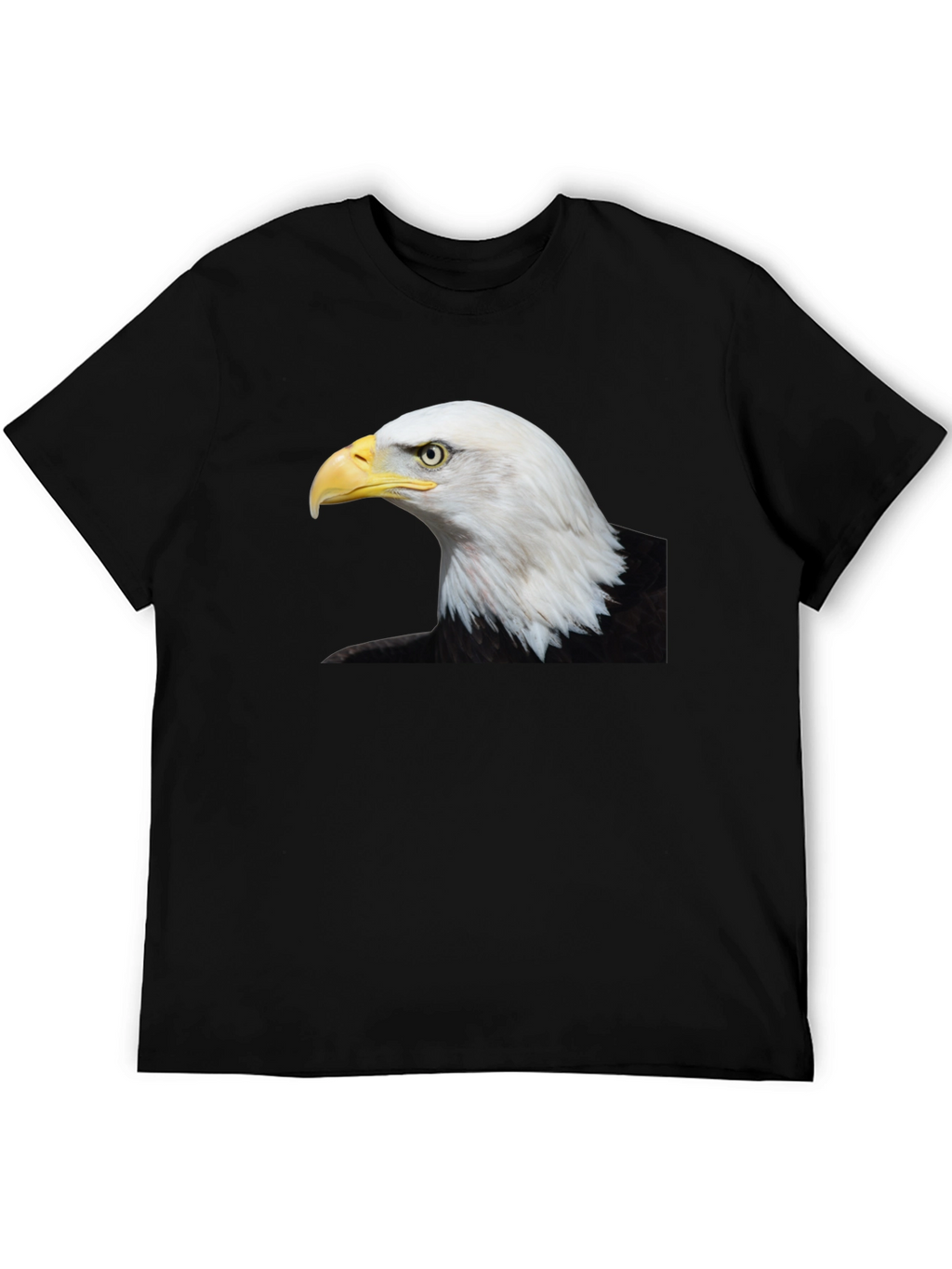 Bald Eagle Graphic Black T-Shirt