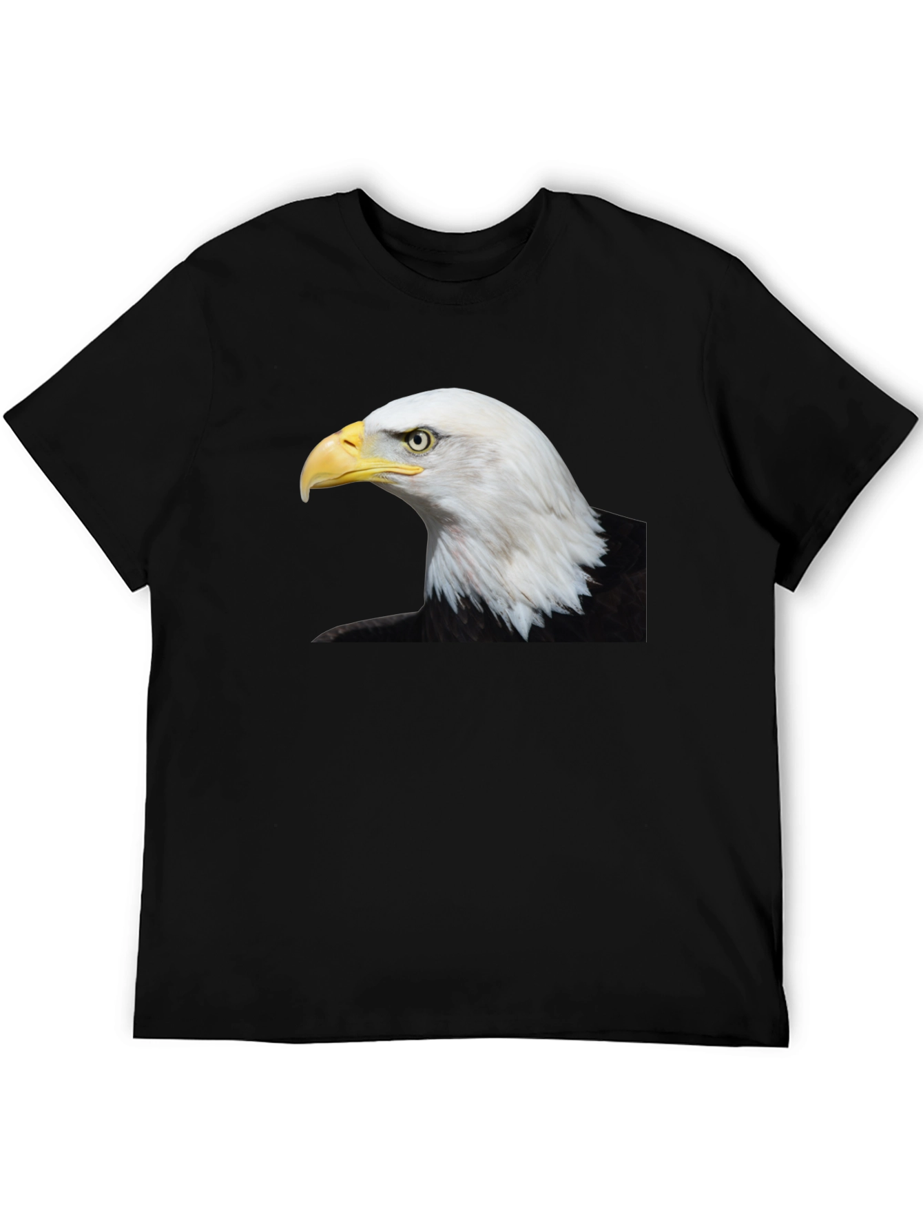 Bald Eagle Graphic Black T-Shirt