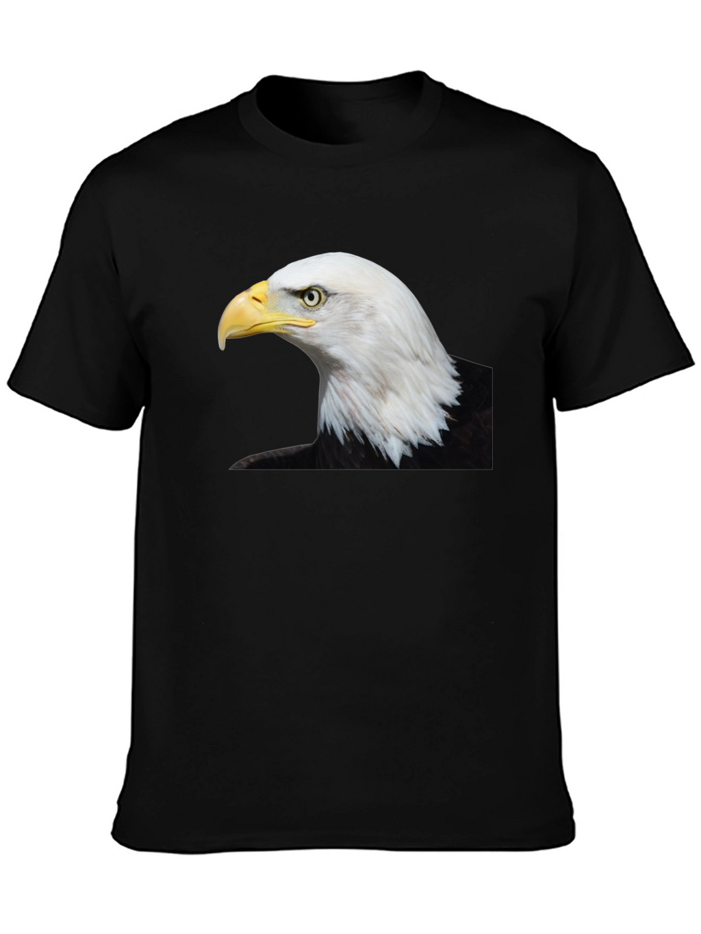 Bald Eagle Graphic Black T-Shirt