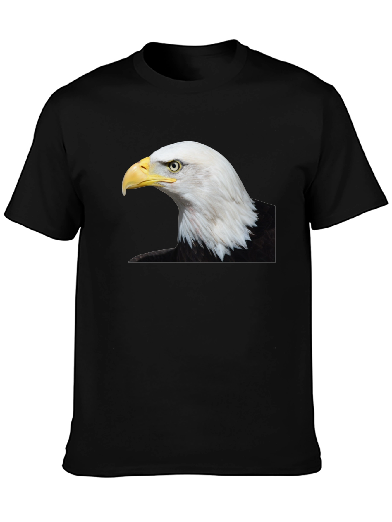 Bald Eagle Graphic Black T-Shirt