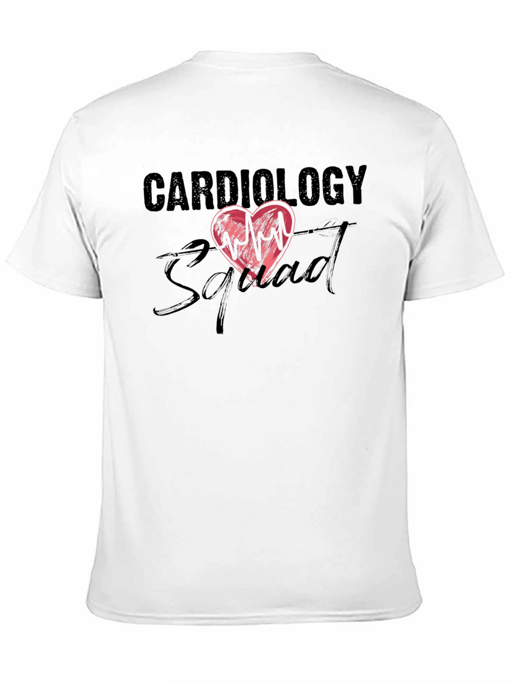 Cardiology Squad Graphic Tee - Heartbeat Design