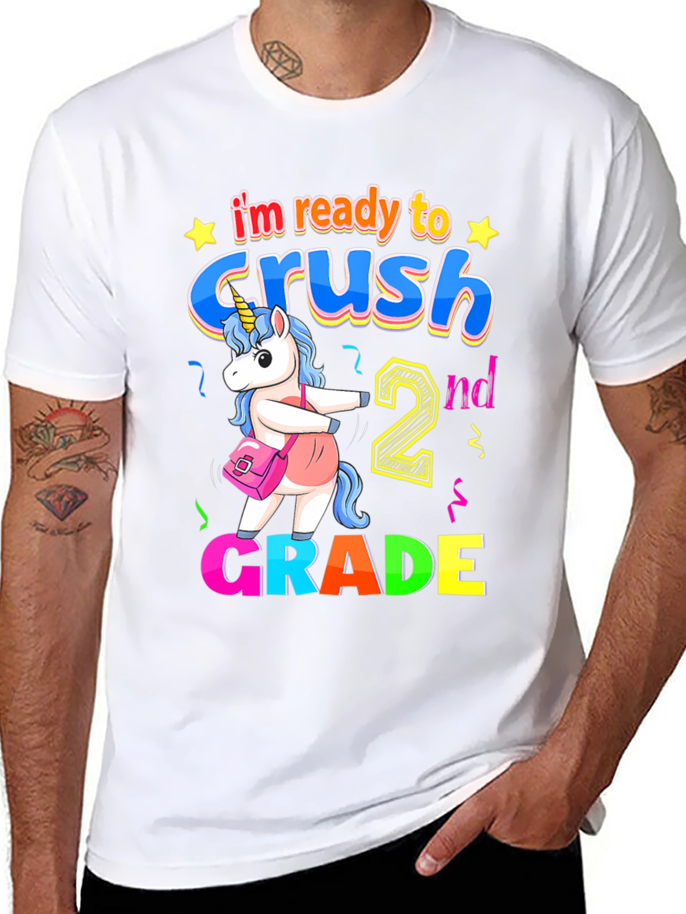 Crush 2nd Grade Unicorn T-Shirt