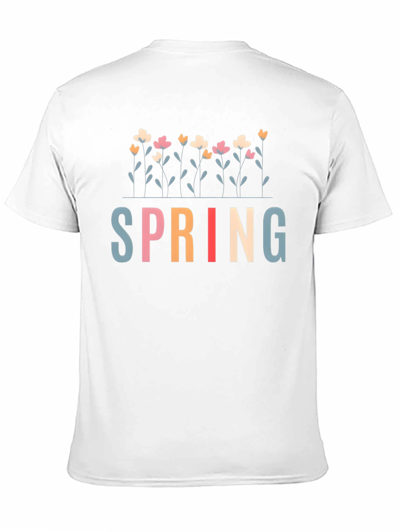 Floral Spring T-Shirt - Stylish Casual Wear