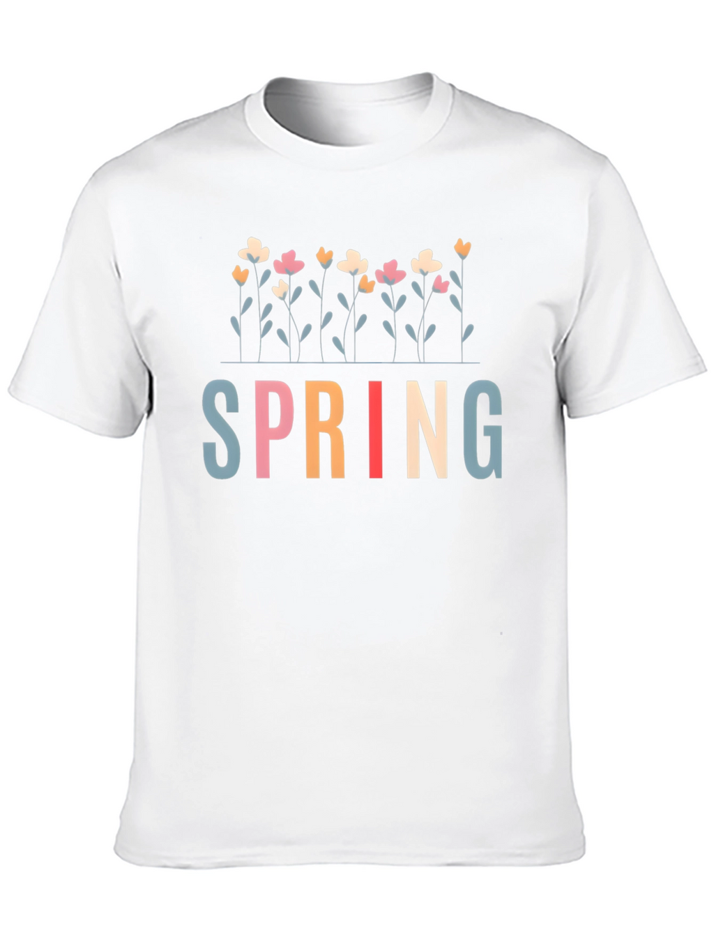 Floral Spring T-Shirt - Stylish Casual Wear
