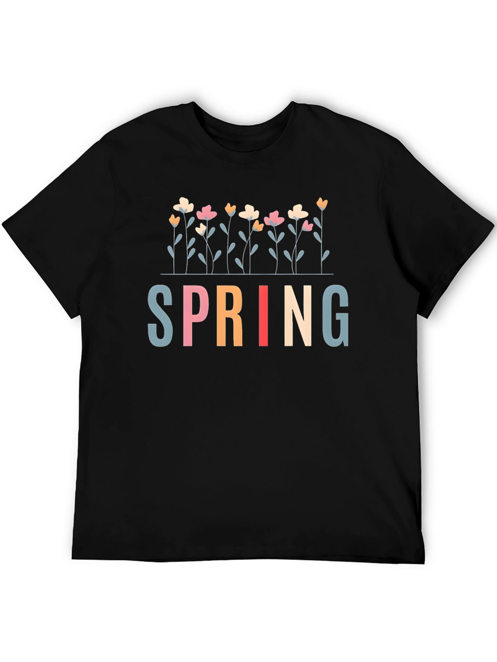 Floral Spring T-Shirt - Stylish Casual Wear