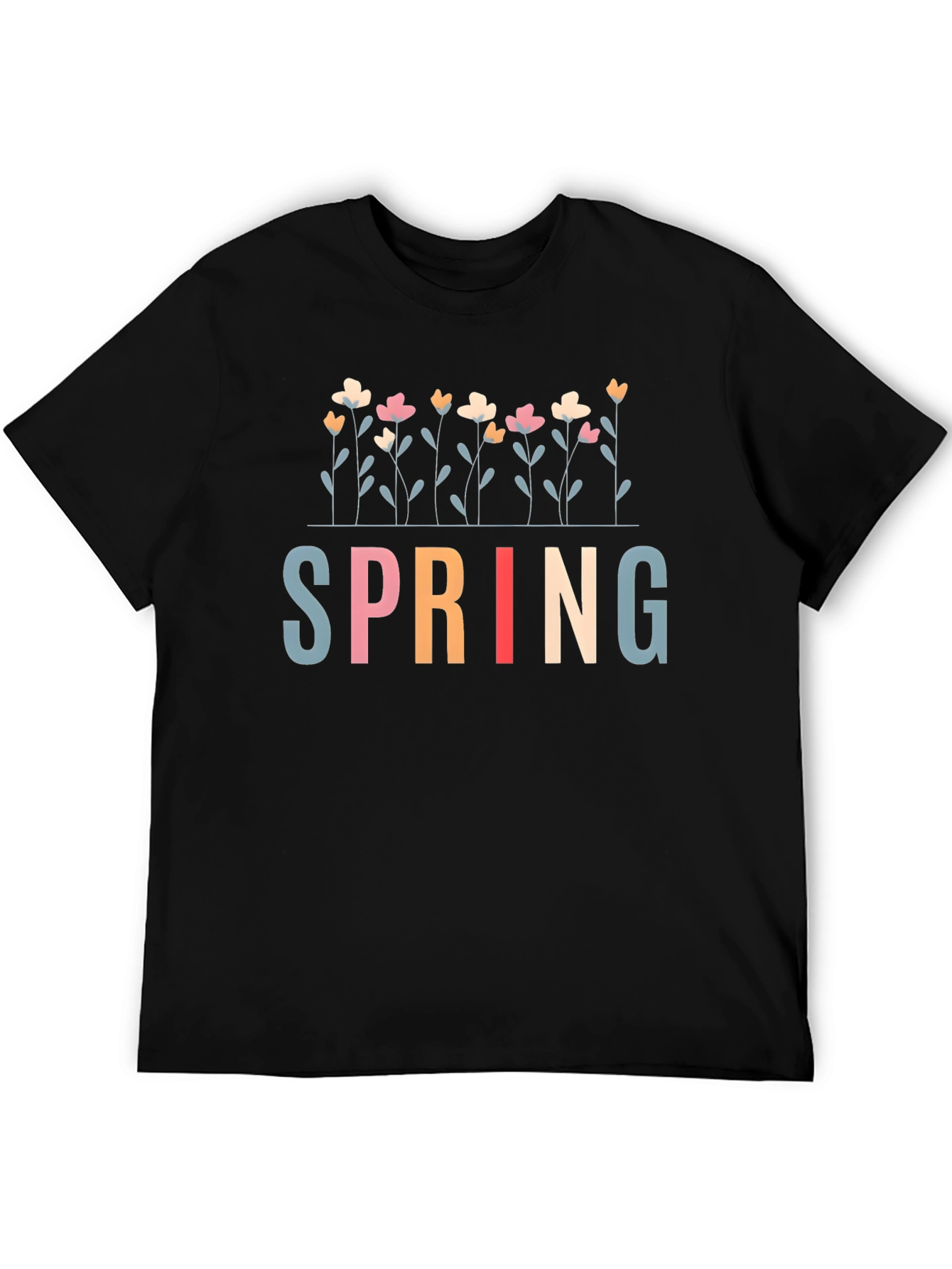 Floral Spring T-Shirt - Stylish Casual Wear