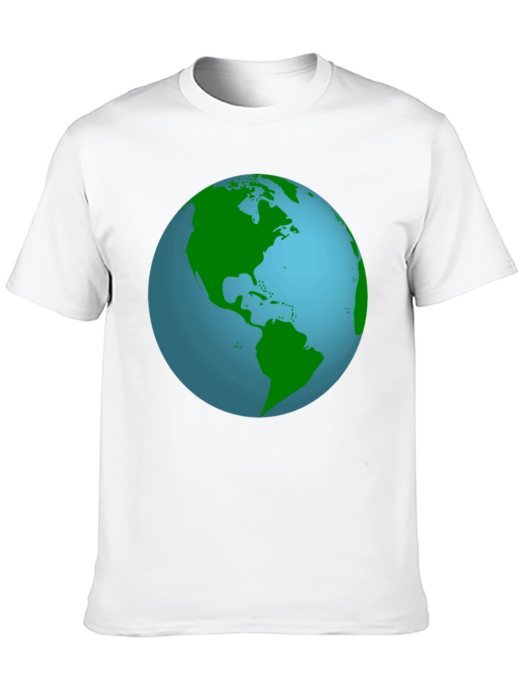 Earth Graphic T-Shirt - Black Crew Neck Tee
