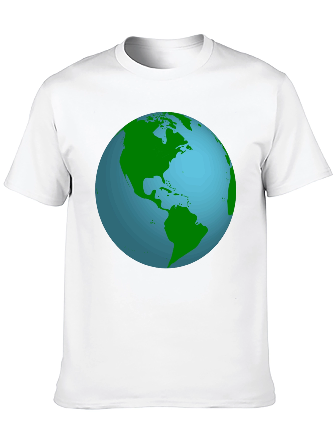 Earth Graphic T-Shirt - Black Crew Neck Tee