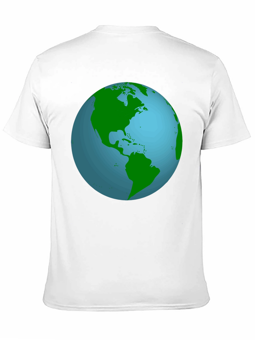 Earth Graphic T-Shirt - Black Crew Neck Tee