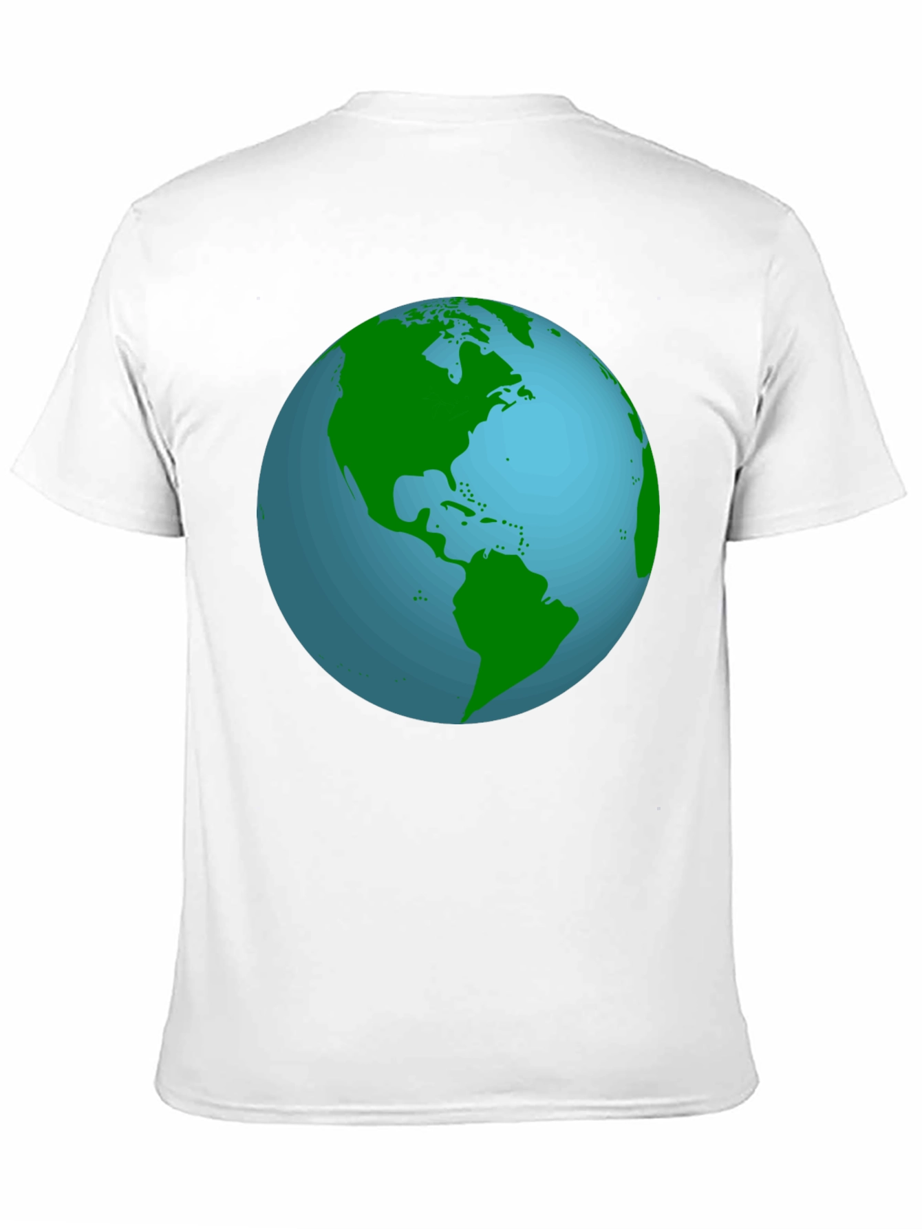 Earth Graphic T-Shirt - Black Crew Neck Tee