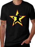 Star Pitcher Graphic T-Shirt - Black