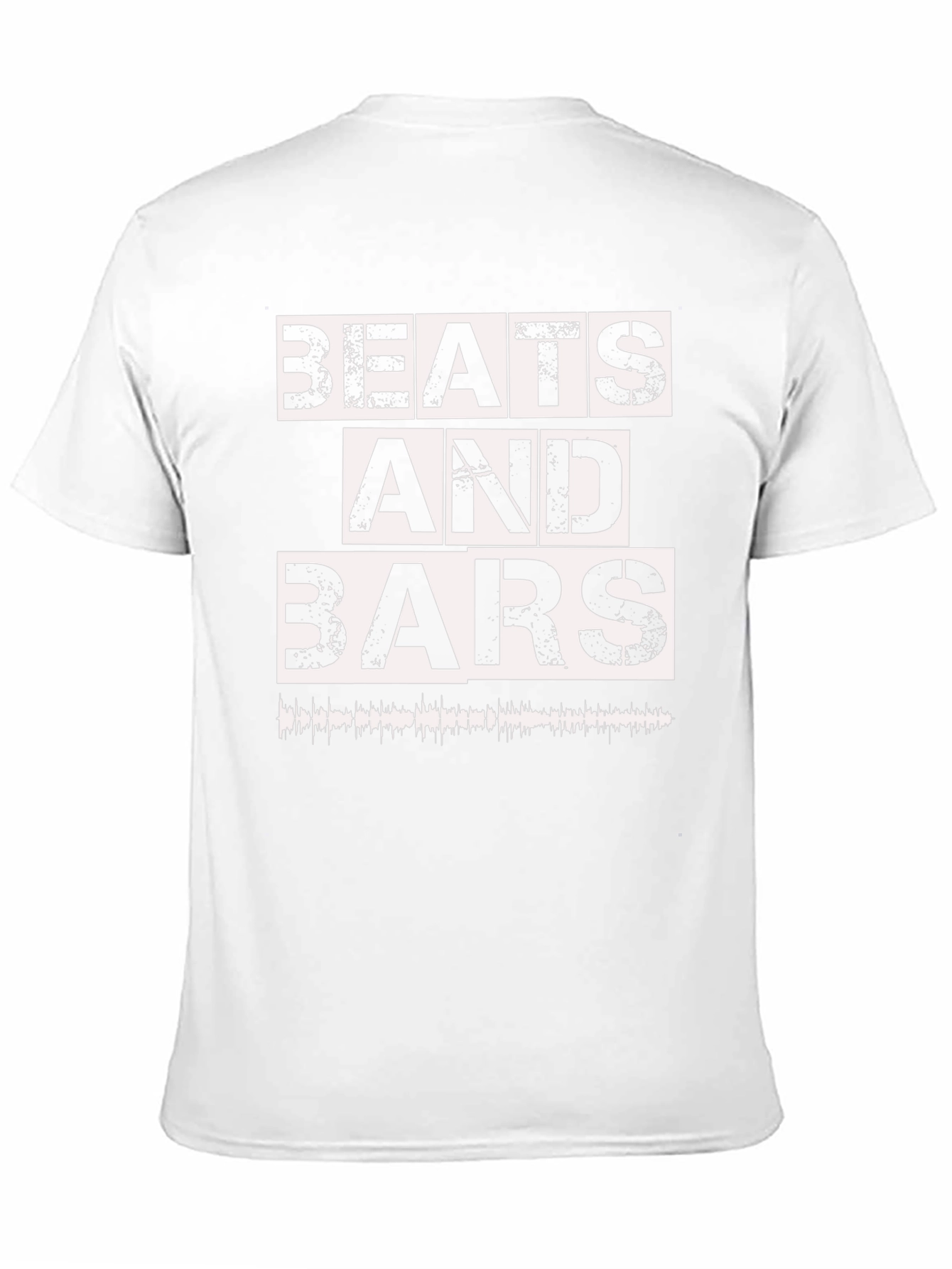 Beats and Bars Black Graphic T-Shirt