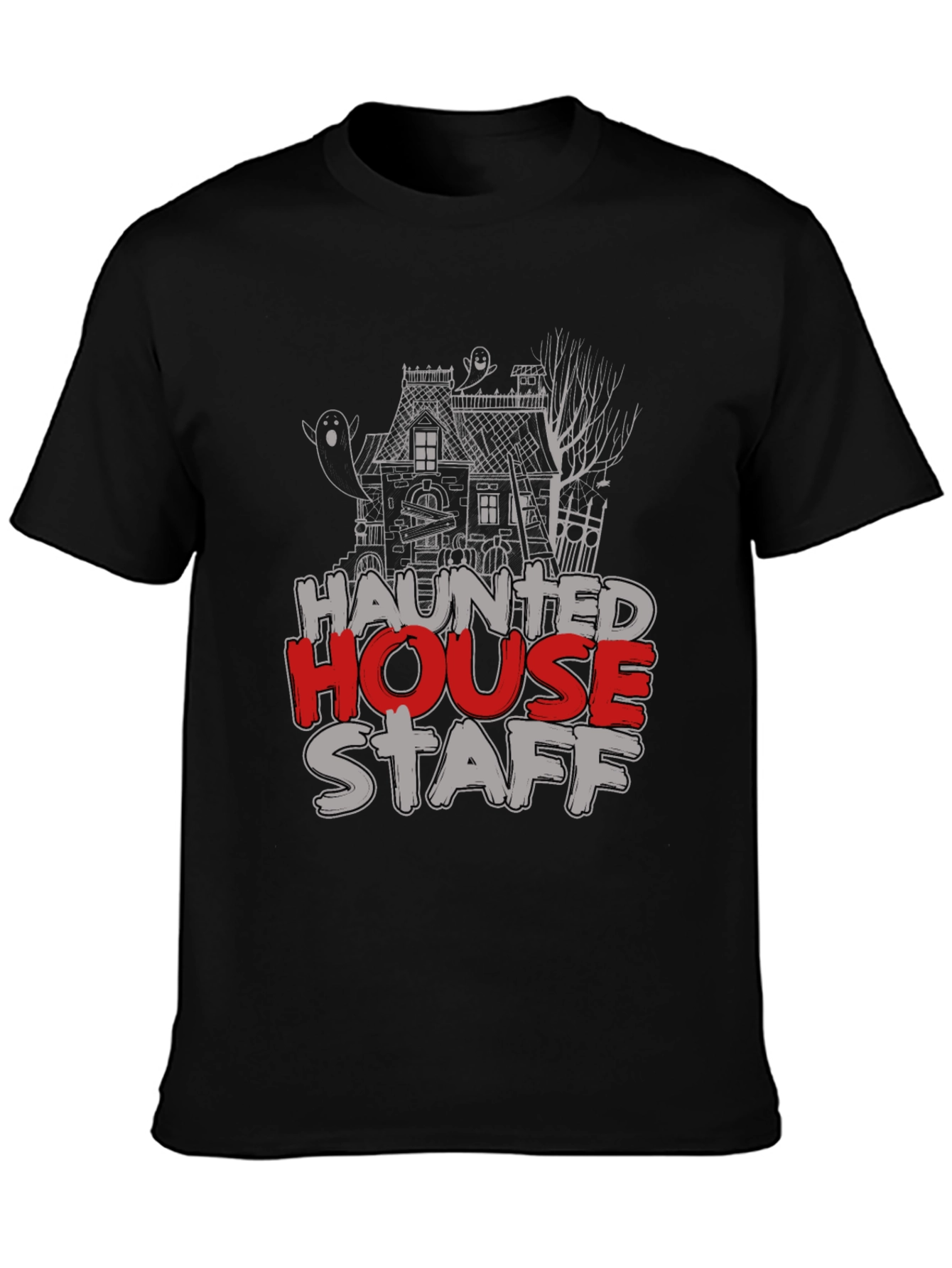 Haunted House Staff Halloween T-Shirt