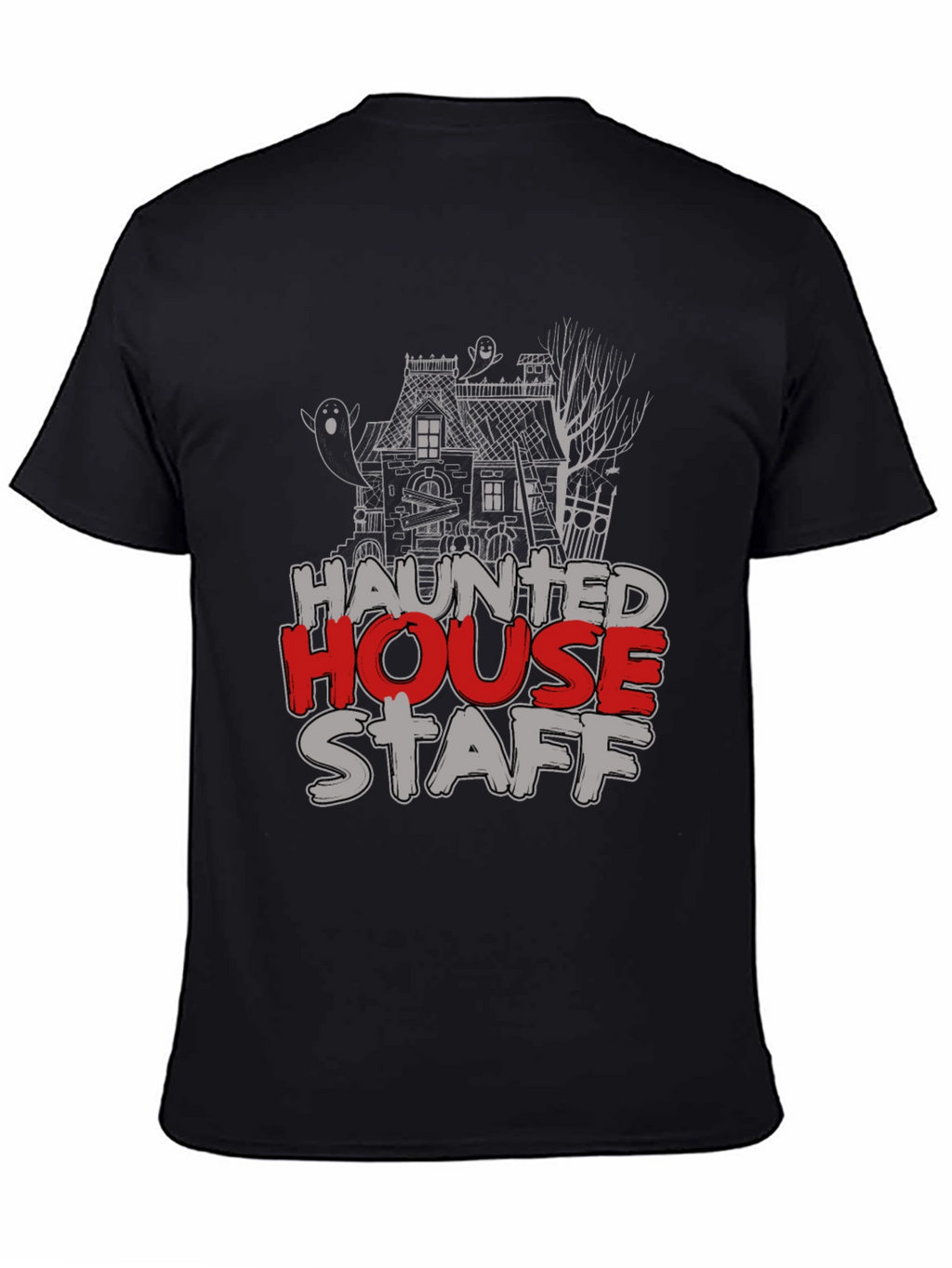 Haunted House Staff Halloween T-Shirt