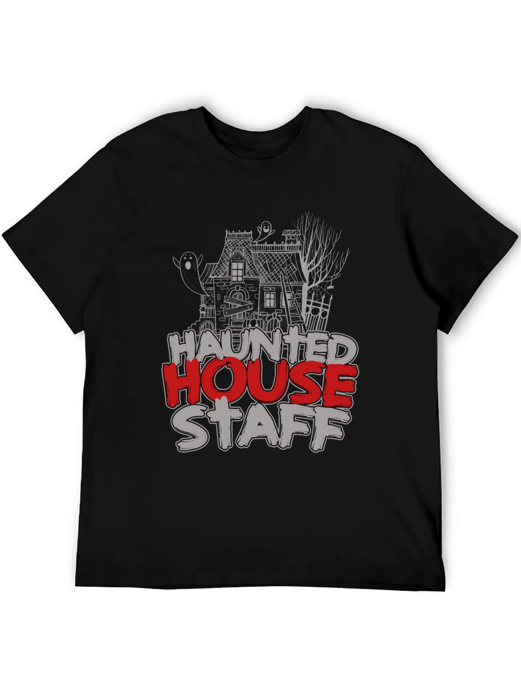 Haunted House Staff Halloween T-Shirt