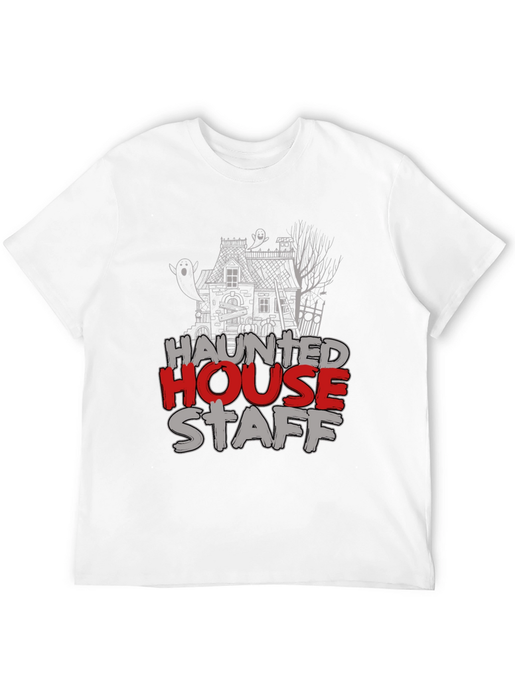 Haunted House Staff Halloween T-Shirt