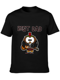Best Dad Owl Guitar T-Shirt