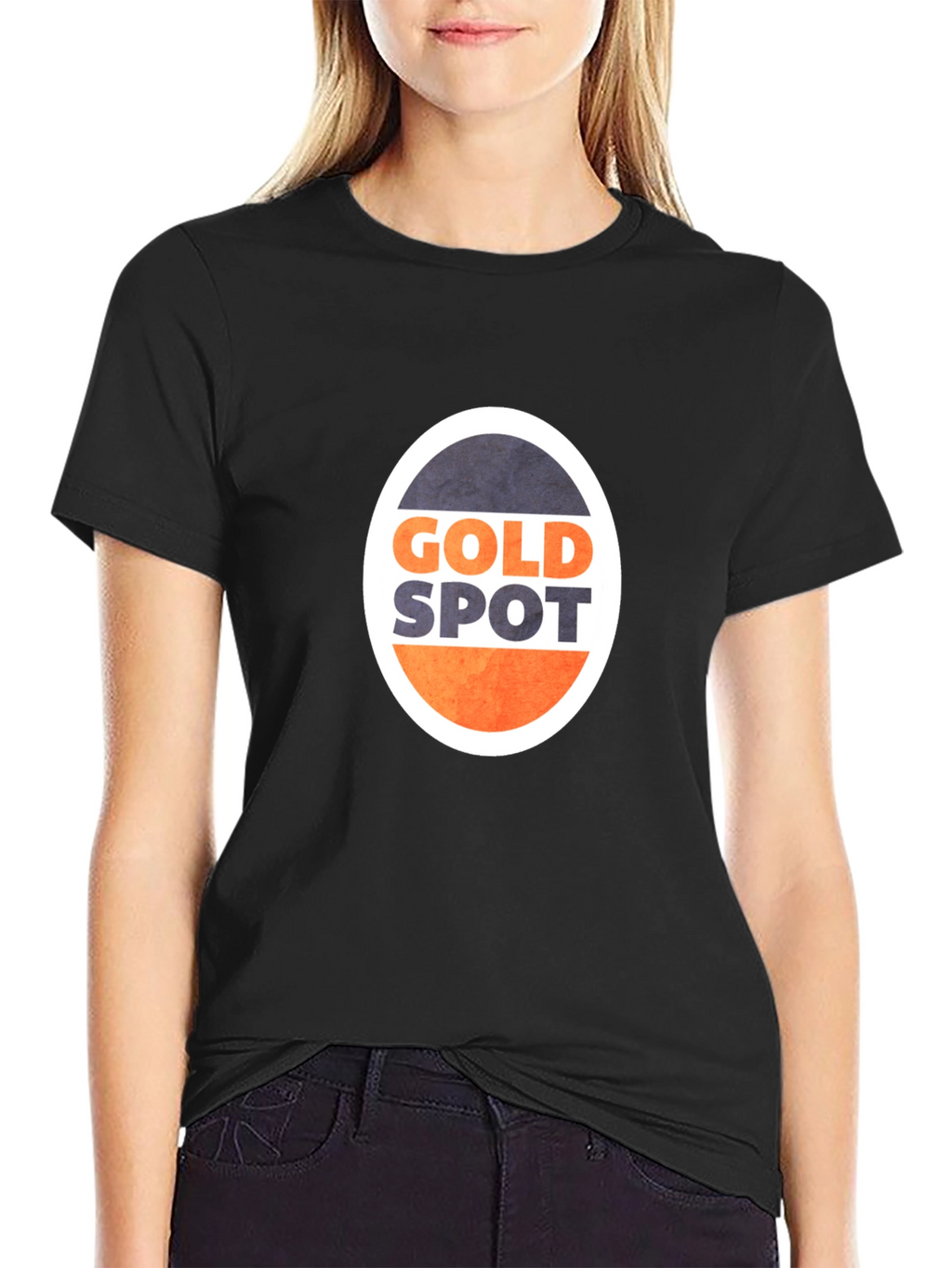 Retro Gold Spot T-Shirt - Soft Cotton Blend