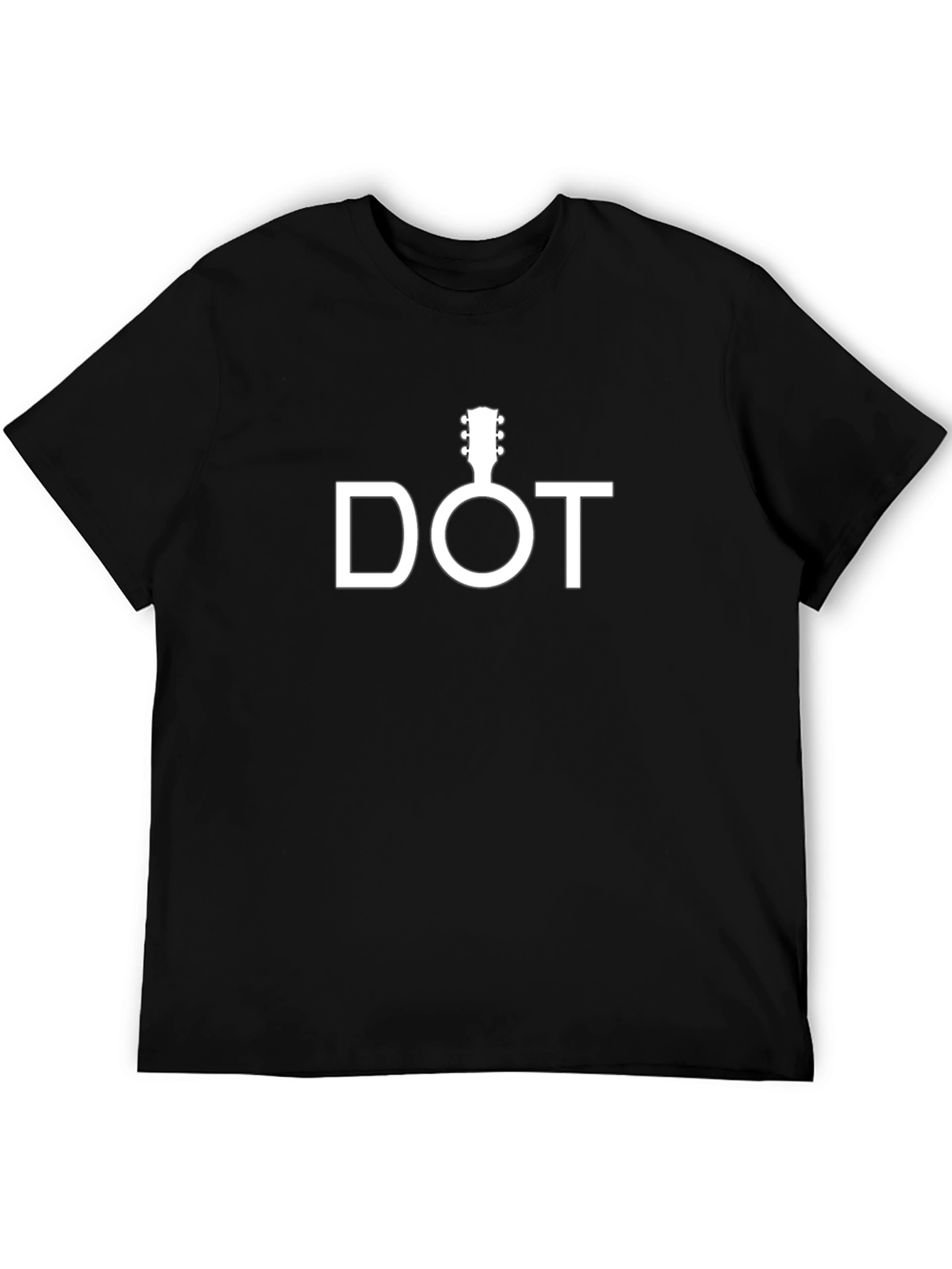 DOT Guitar Graphic Tee - Classic Black T-Shirt