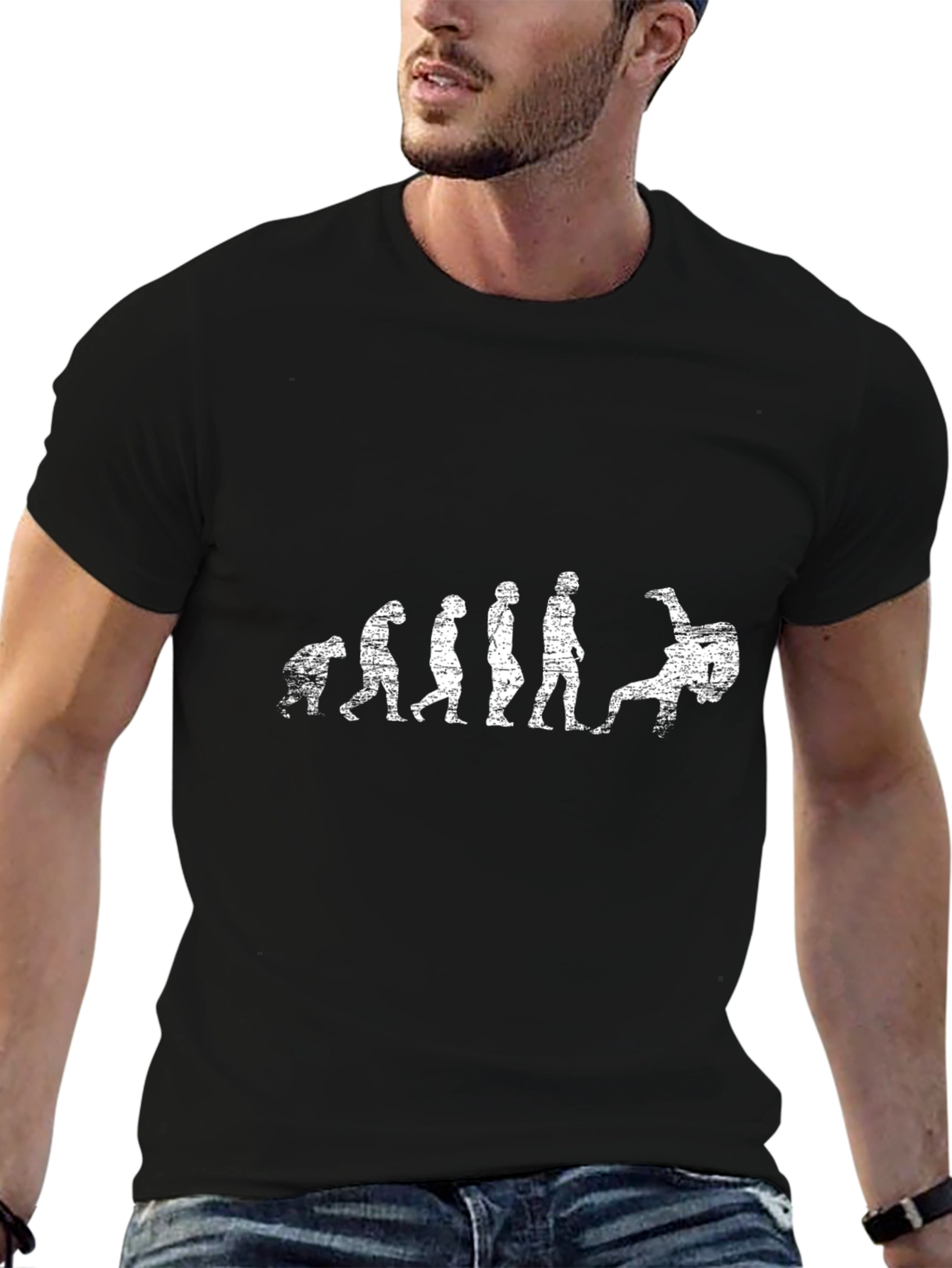 Evolution of Jiu-Jitsu Black T-Shirt