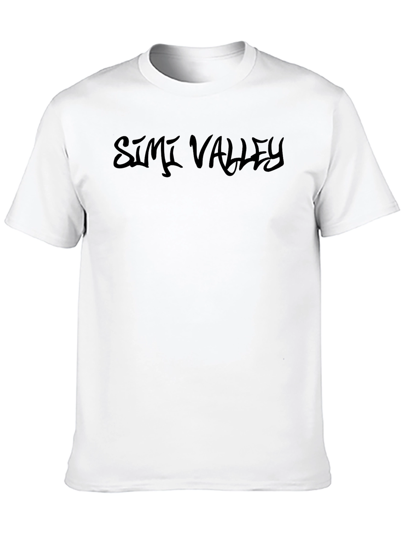 Simi Valley Black Graphic T-Shirt