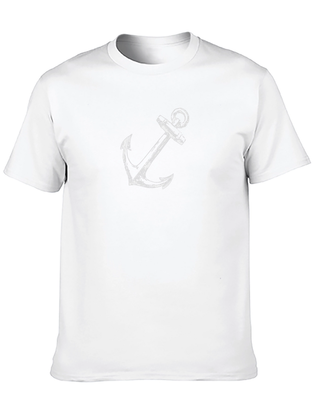 Anchor Graphic Print Black T-Shirt