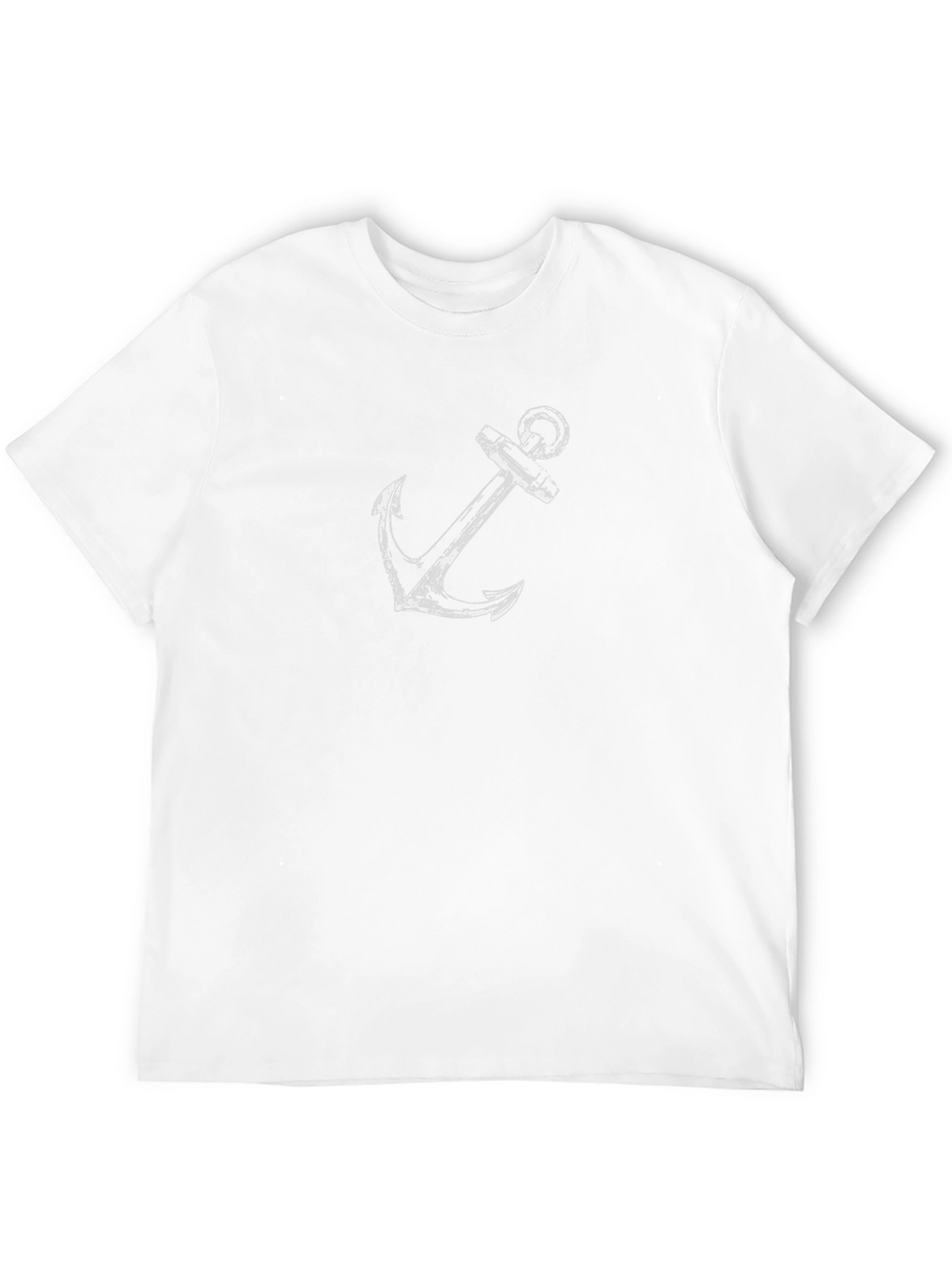 Anchor Graphic Print Black T-Shirt
