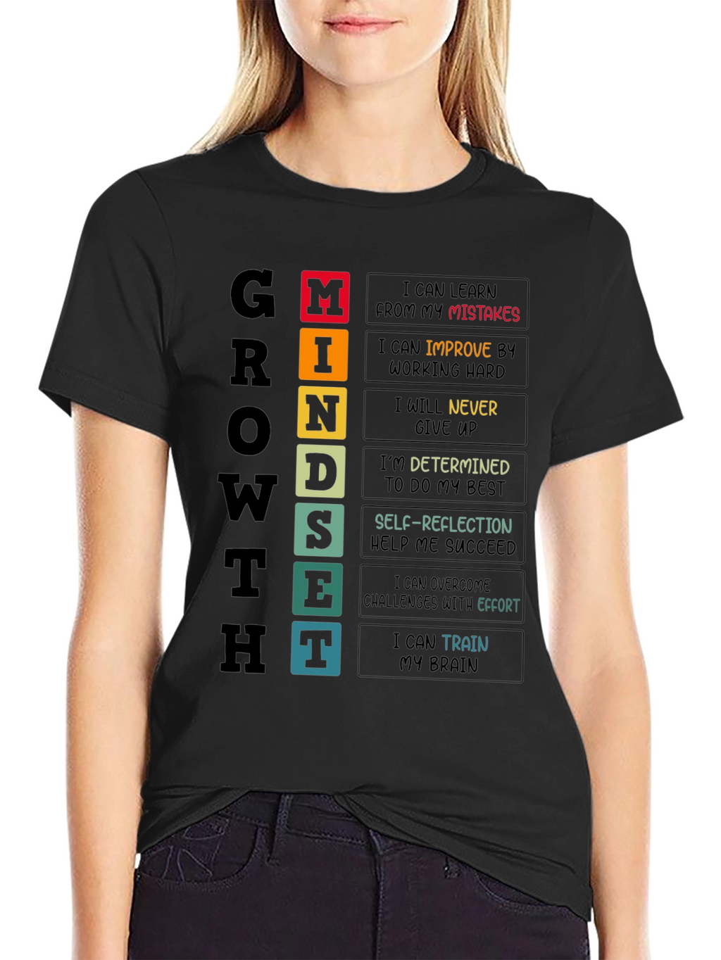 Growth Mindset T-Shirt - Motivational Tee