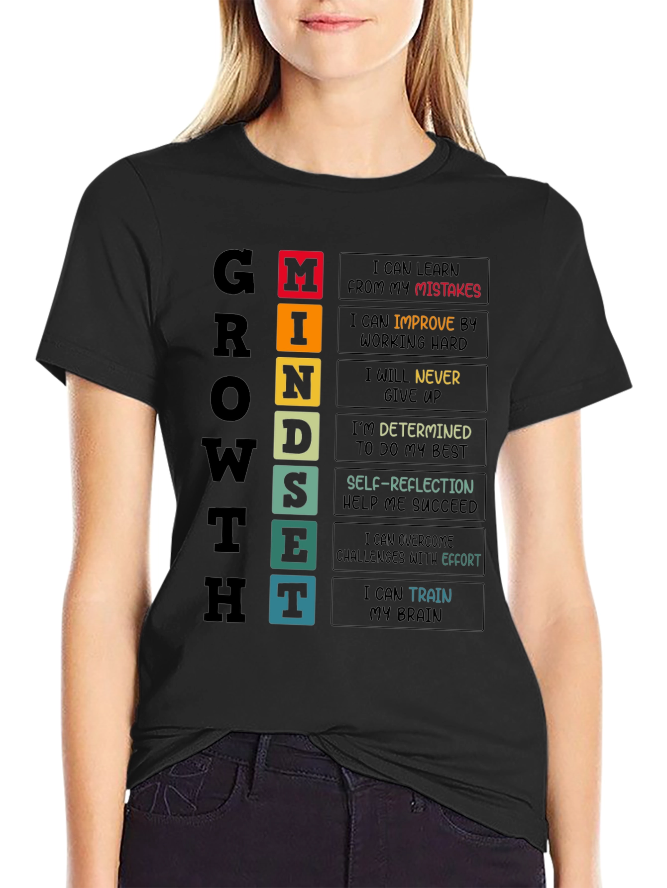 Growth Mindset T-Shirt - Motivational Tee