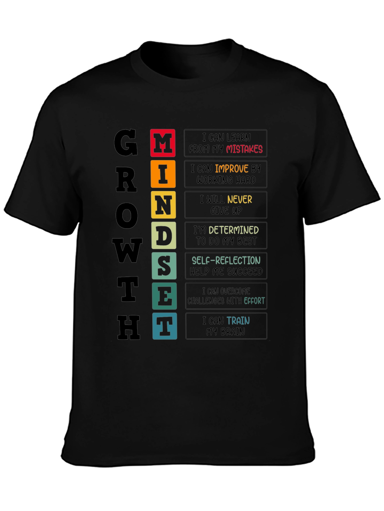 Growth Mindset T-Shirt - Motivational Tee