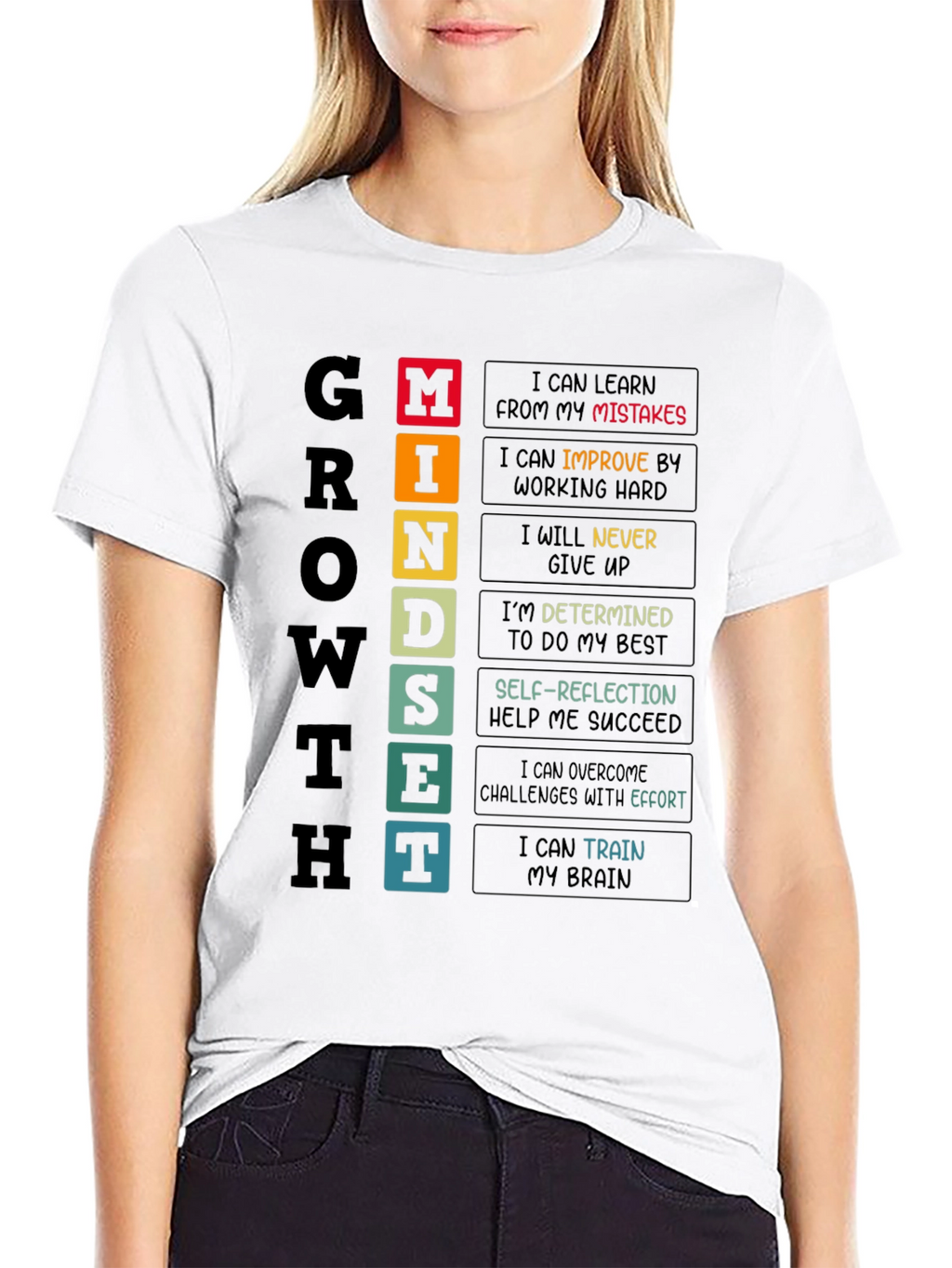 Growth Mindset T-Shirt - Motivational Tee