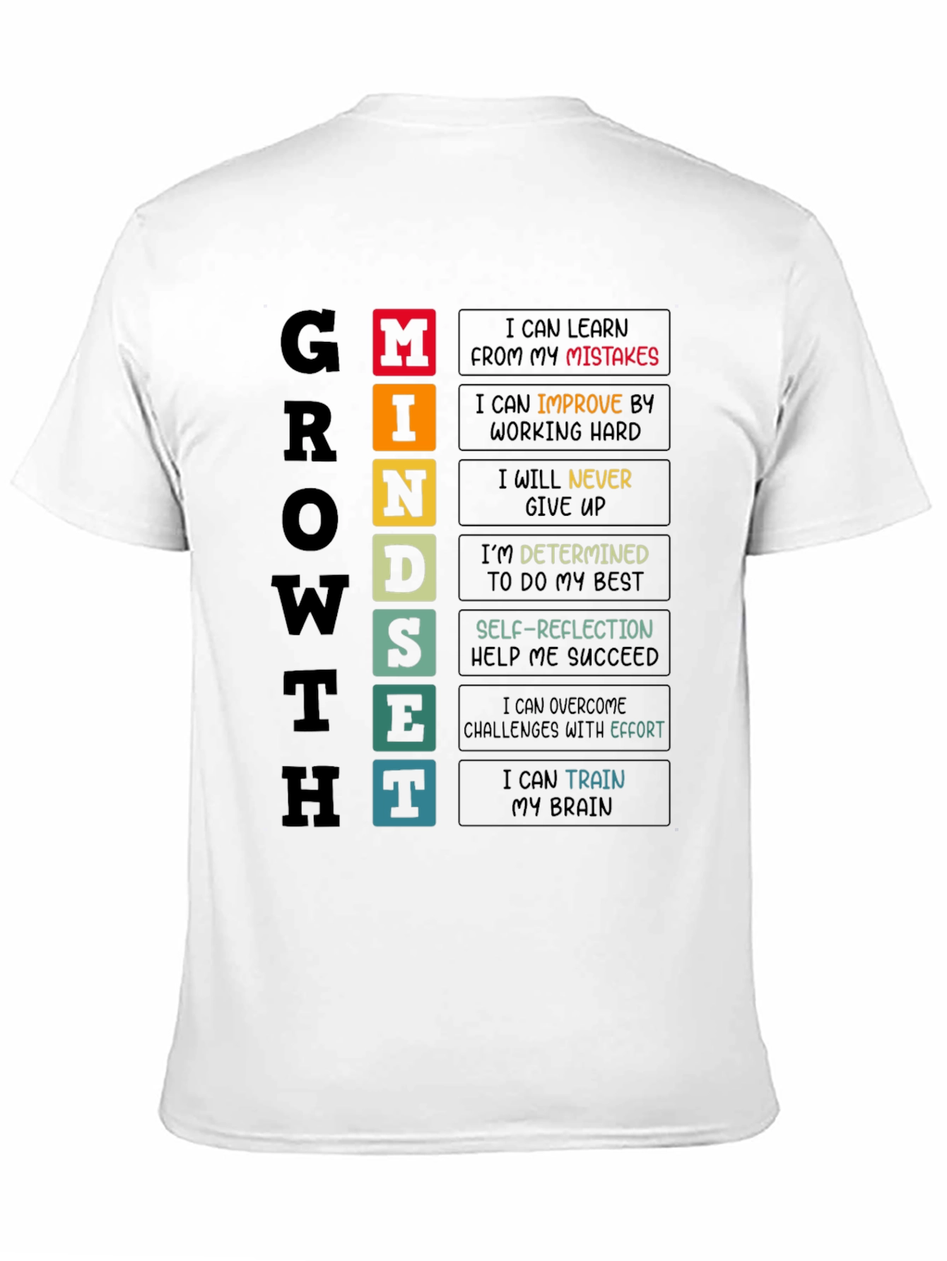 Growth Mindset T-Shirt - Motivational Tee
