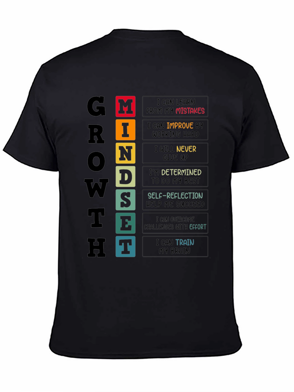 Growth Mindset T-Shirt - Motivational Tee